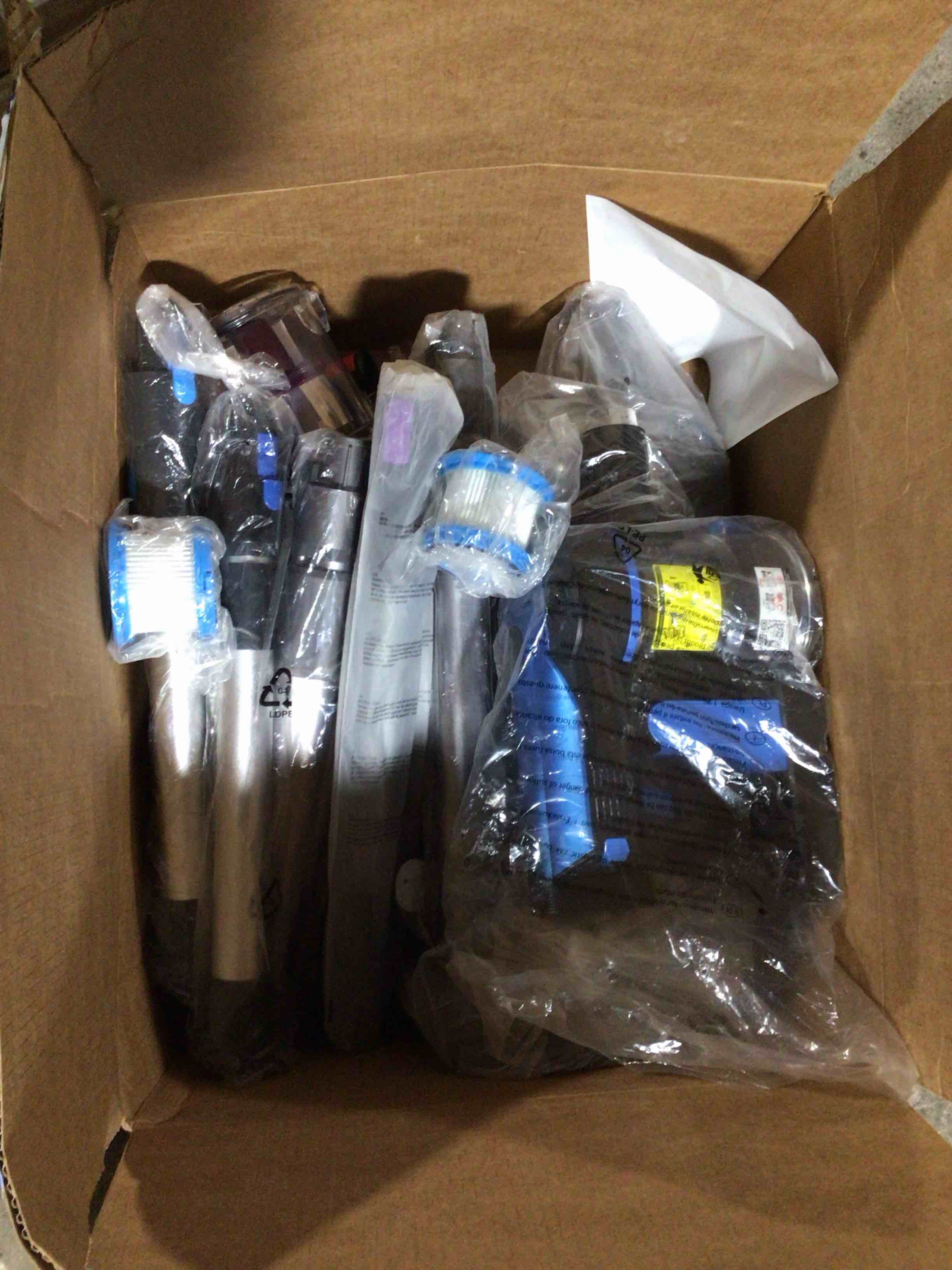 Condition photo showing Good Condition for box of wireless vacuum replacement parts