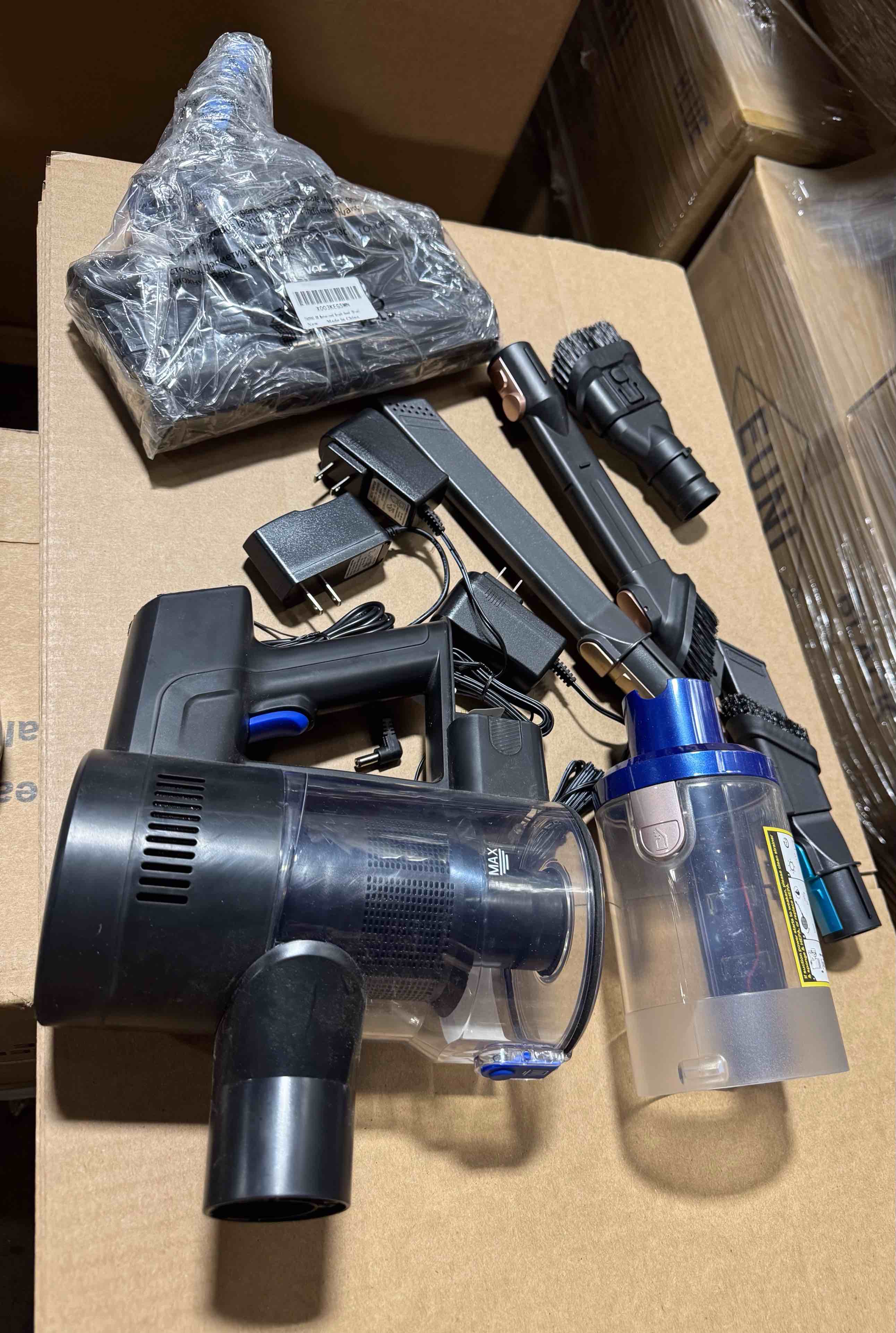 box of wireless vacuum replacement parts