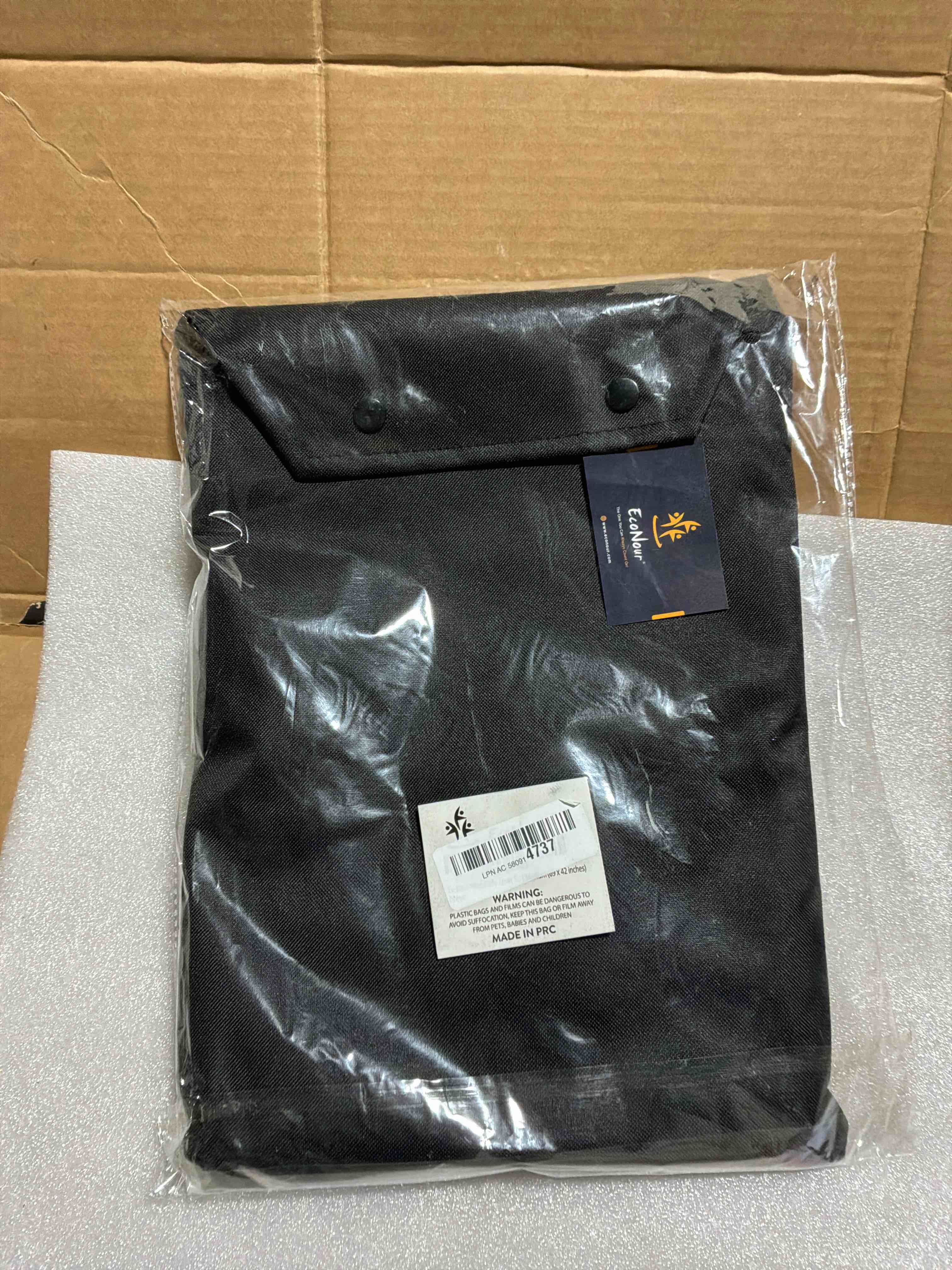 Condition photo showing New/Like New for EcoNour Windshield Cover for Ice and Snow - Universal Fit for Car, SUV, Truck, Heavy Duty 600D Oxford Fabric Frost Protector for Ice & Sleet, Includes Anti-Theft Straps, Medium (69"x42")