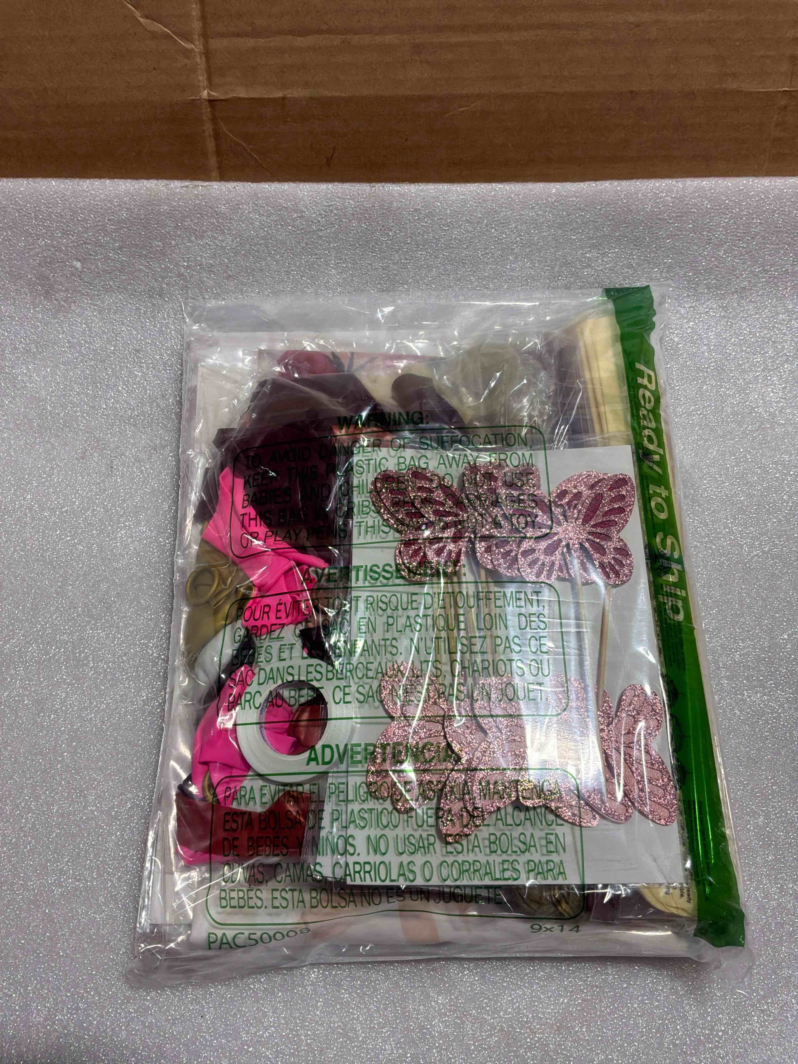 Condition photo showing New/Like New for Birthday Decorations Party Pack for Women Girls Burgundy Birthday Party Supplies for Her Red Flower Backdrop Burgundy Rose Gold Balloon Arch Kit Banner Floral Tablecloth Butterfly Cupcake Toppers