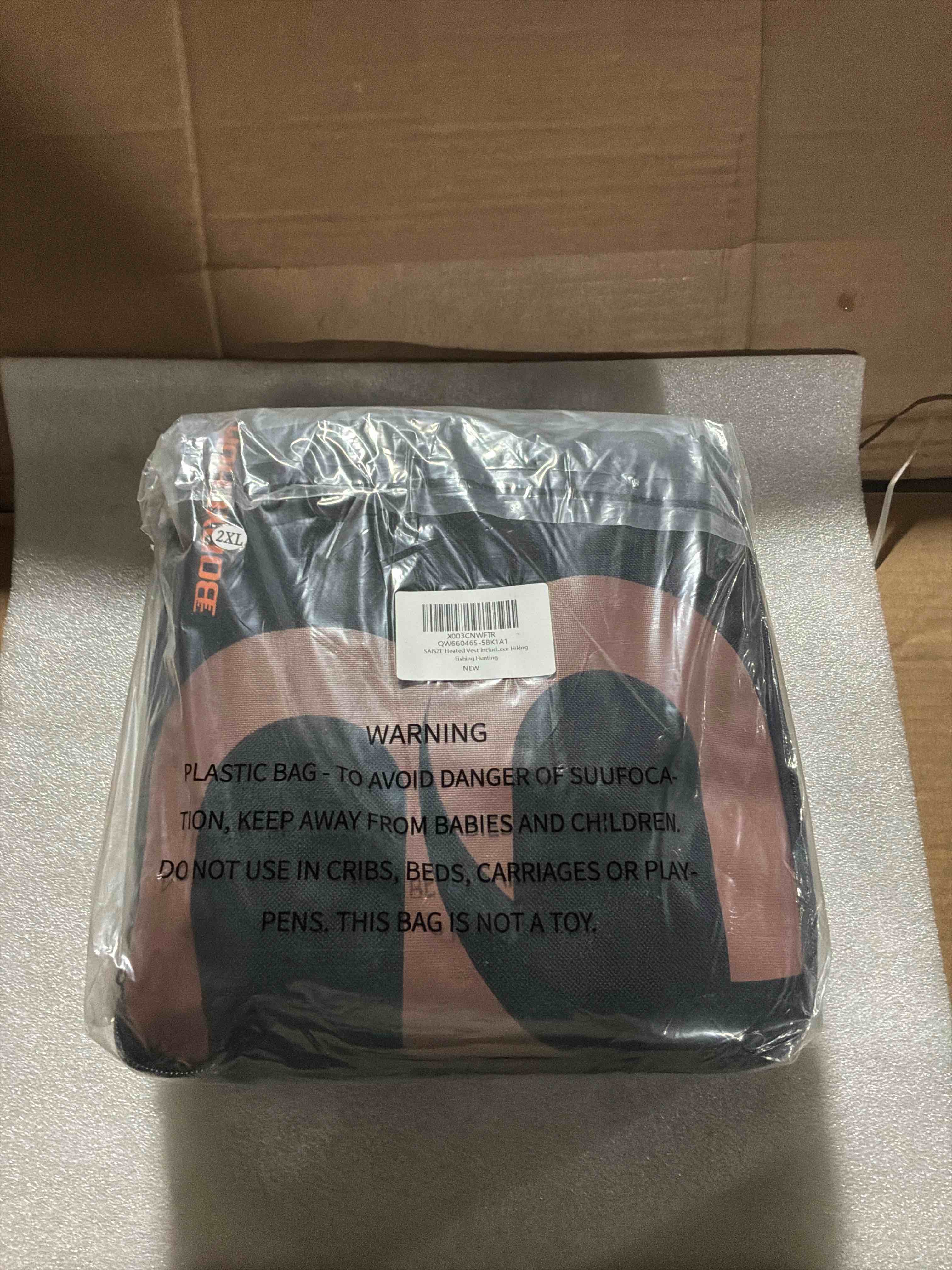 Condition photo showing New/Like New for Saisze Heated Vest Hiking XXL