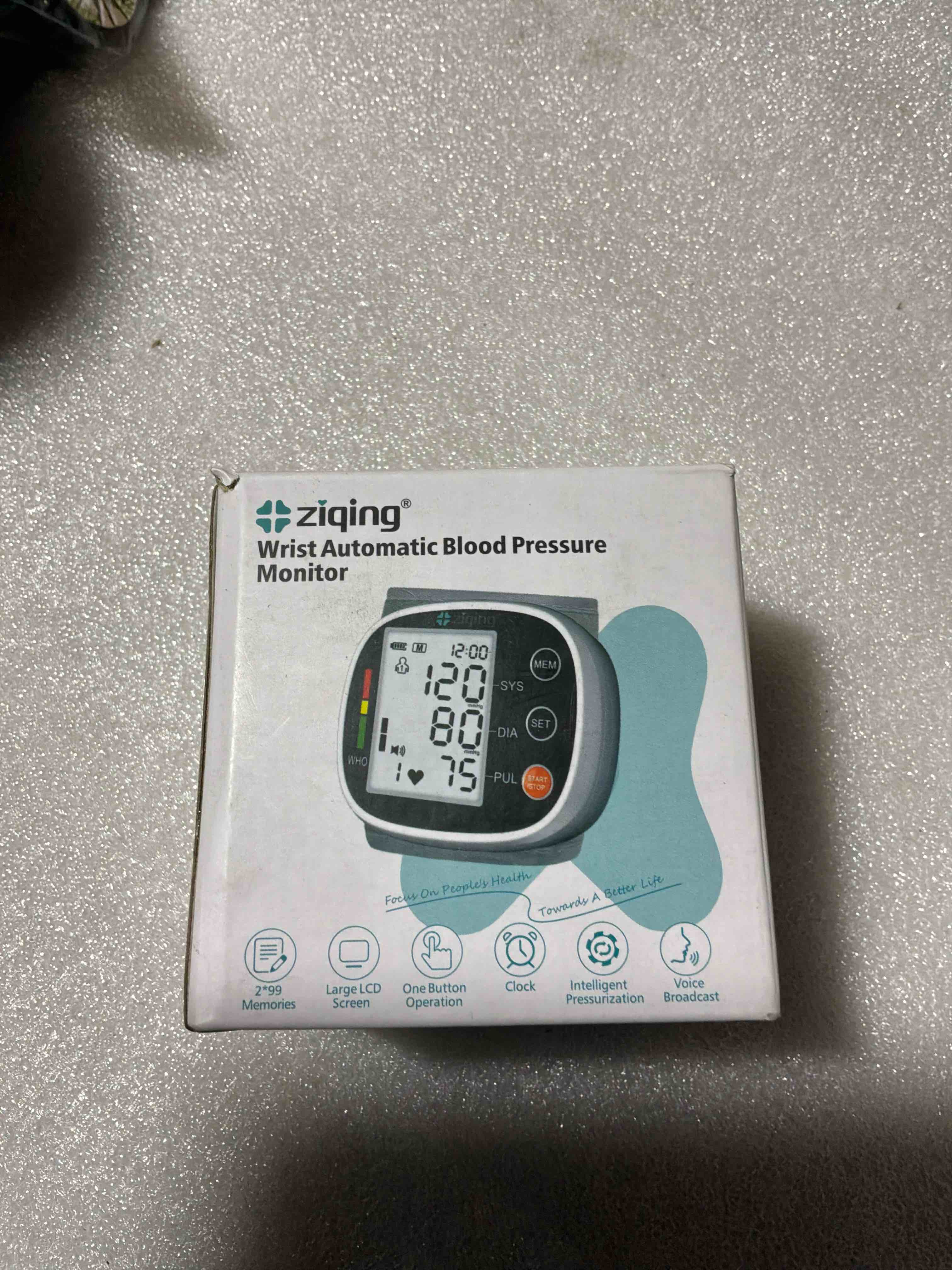 Condition photo showing New/Like New for Wrist Blood Pressure Monitor for Home Use, Rechargeable Bp Machine Automatic Digital BP Monitor with