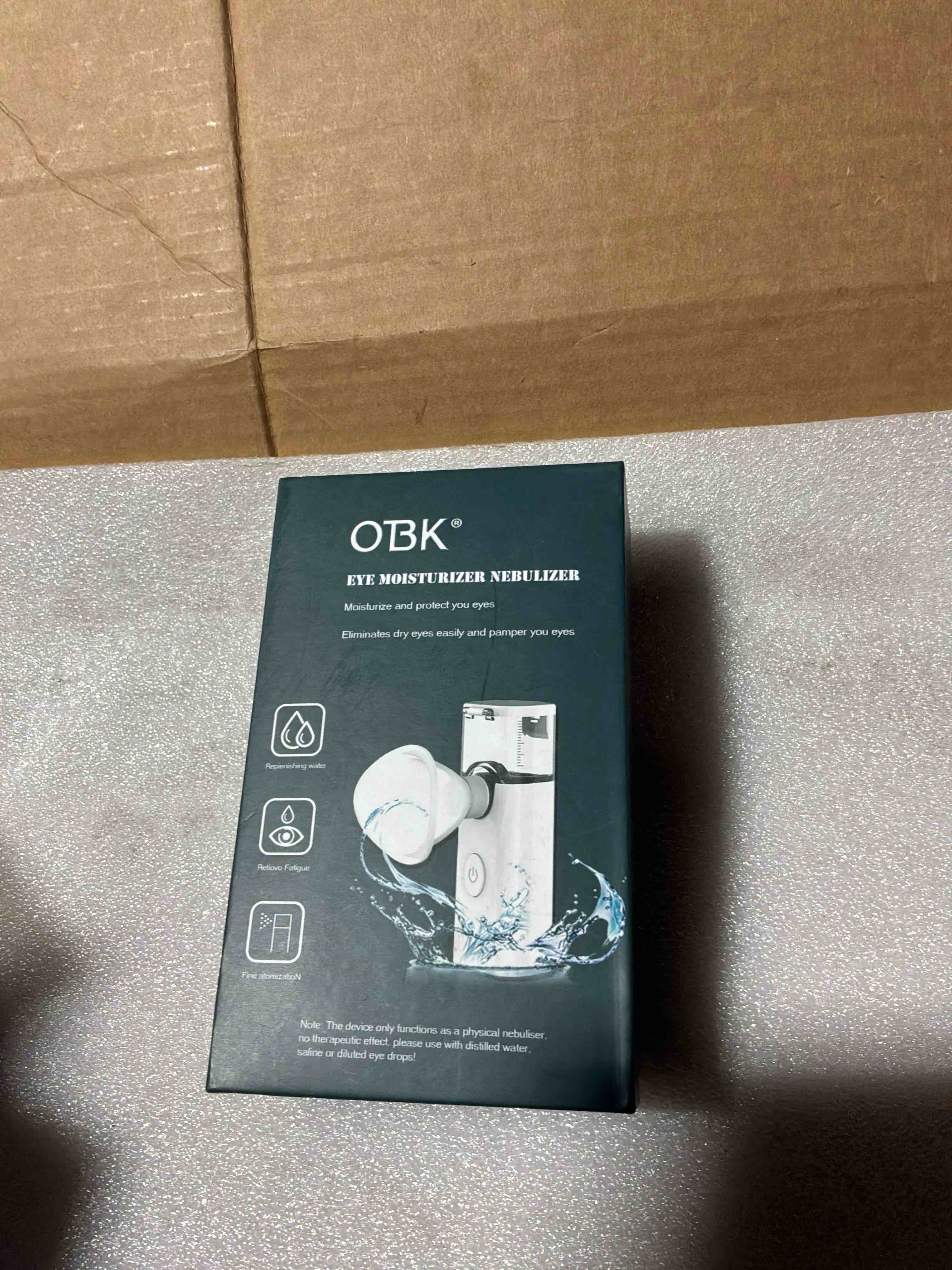 Condition photo showing Good Condition for OTBK Nano Mist, Eye and Face Humidification, Dry Eye Steam Therapy, Cold Mist Therapy, Need Hot Compresses Can Heat Water, Convenient to Use, Easy to Carry