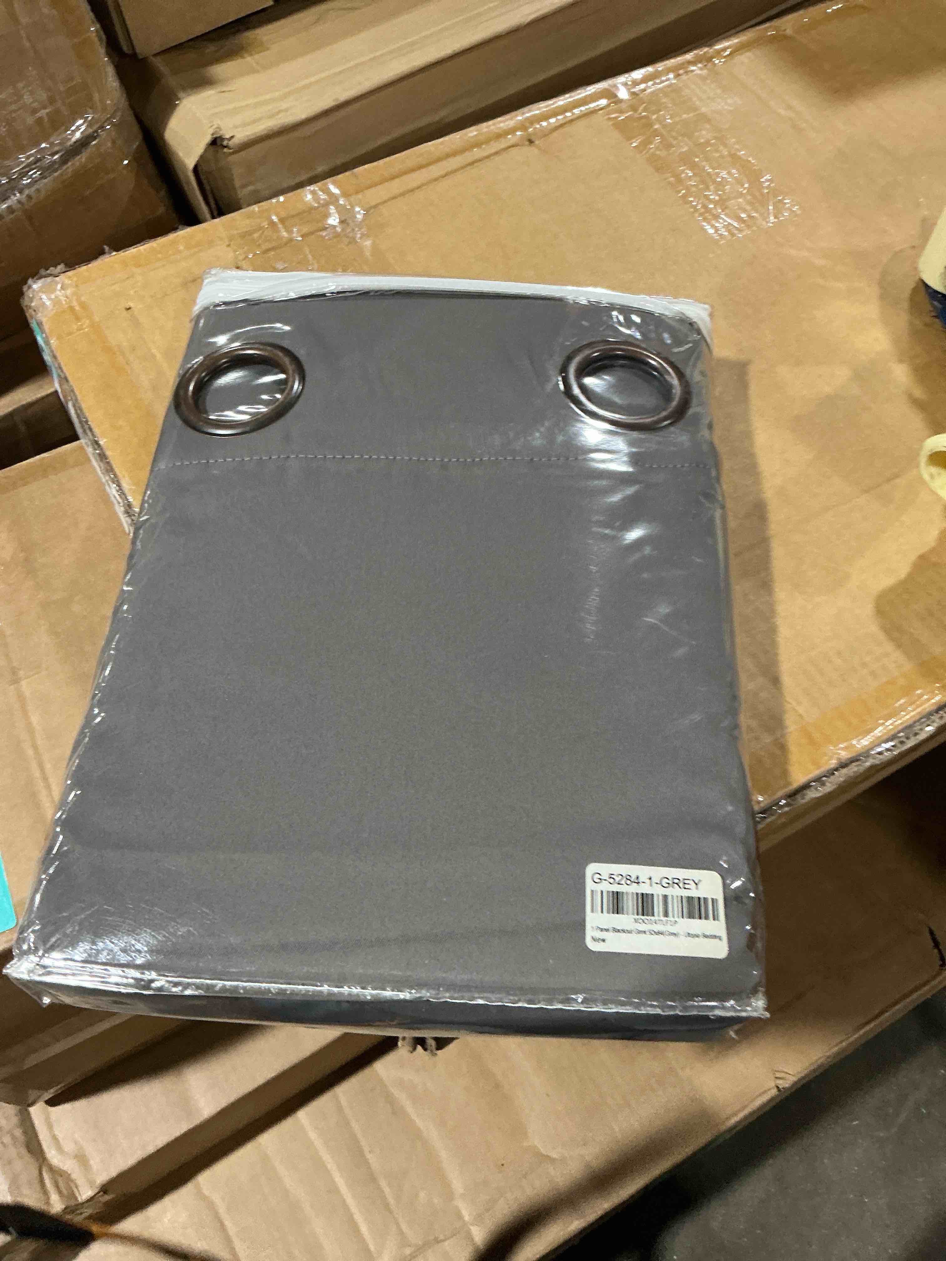 (Similar to)ECLIPSE Blackout Curtains for Bedroom - Palisade 52\" x 84\" Insulated Darkening Single Panel Grommet Top Window Treatment Living Room, Grey 52 in x 84 in Grey