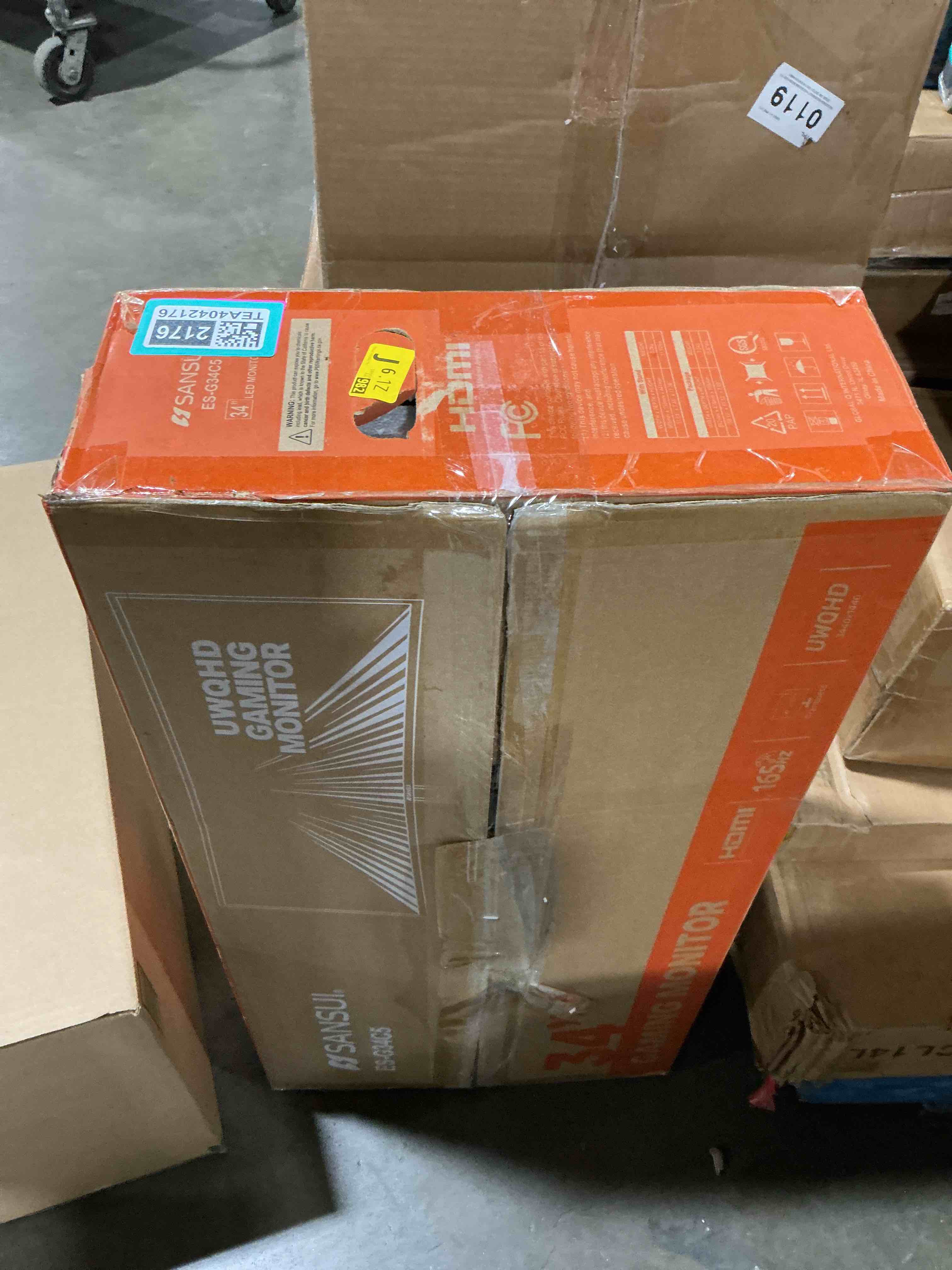 sansui 34-inch curved gaming monitor uwqhd 3440 x 1440 up to 165hz curved 1500r - pip/pbp, 1ms(mprt), hdr, 300nits, srgb 125%, dci-p3 95%,freesync,hdmix2,dp1.4 x2 (dp cable included) 34in uwqhd 165hz curved gaming 34in uwqhd 165hz curved gaming