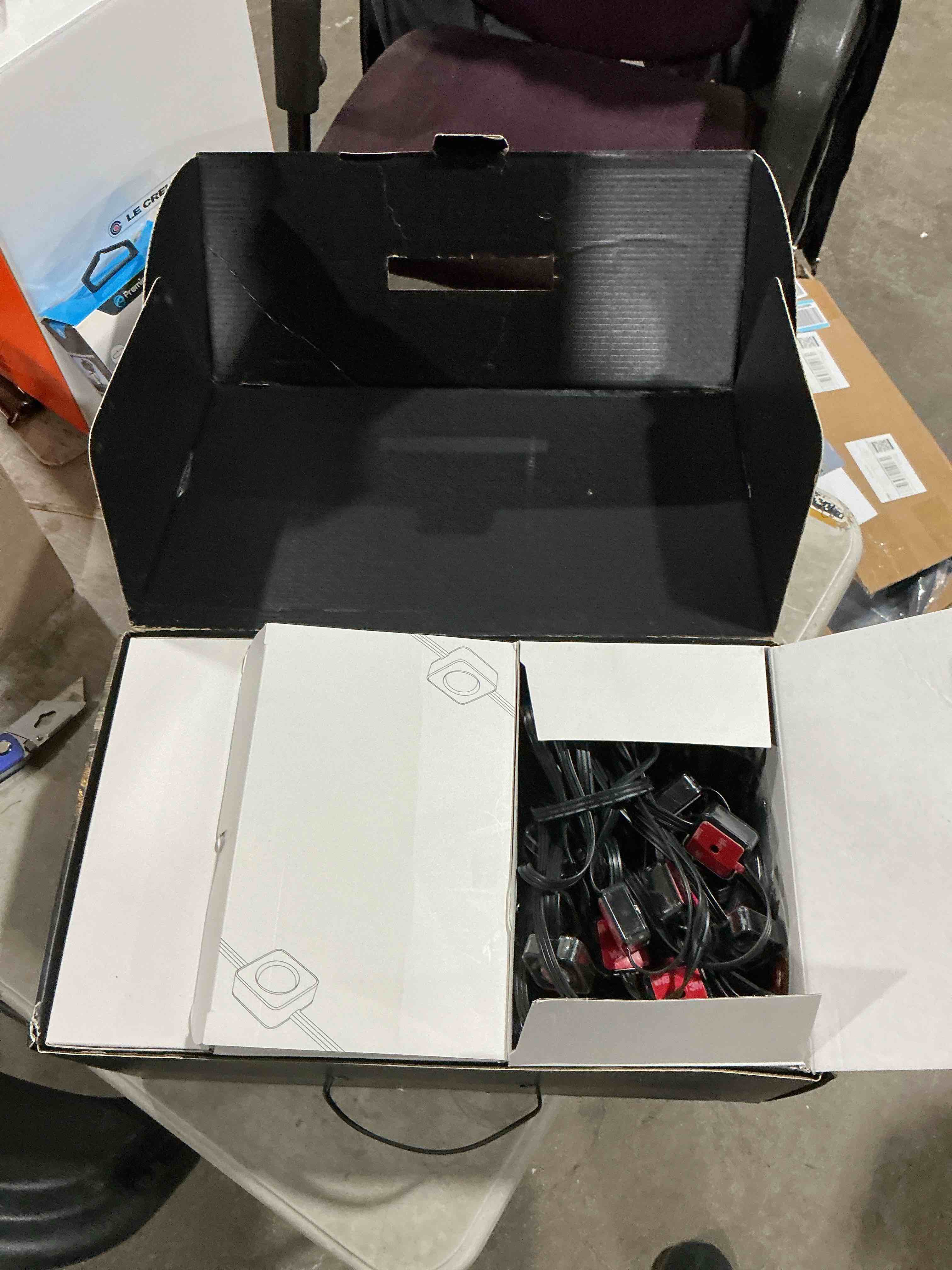 govee - wi-fi rgbic outdoor permanent string lights 100ft - black