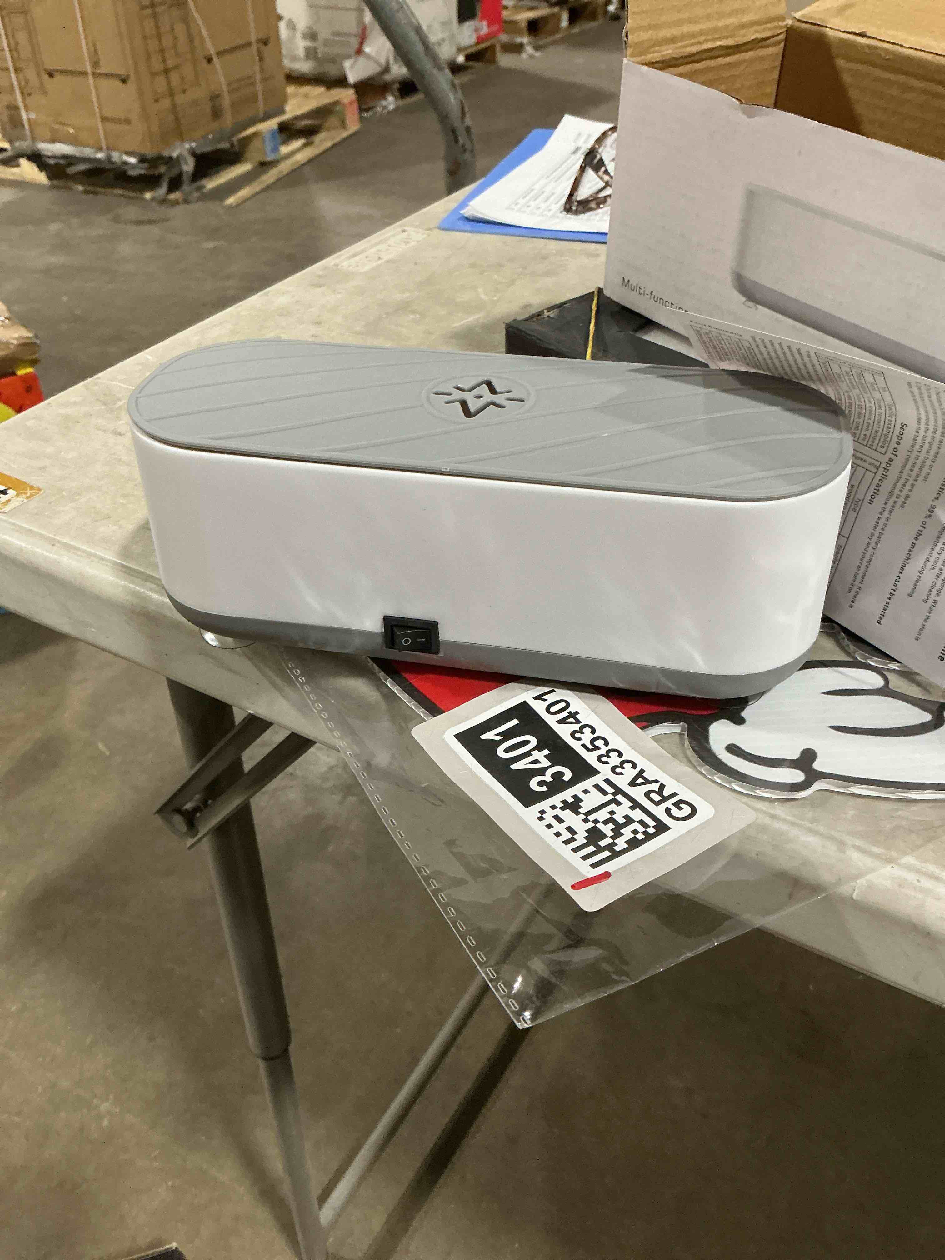 Ultrasonic Jewelry Cleaner, 48KHz Ultrasonic Cleaner Machine for Jewelry, Eyeglasses, Rings, Watch Strap, Dentures-Dual Cleaning Modes, 304 Stainless Steel Tank White