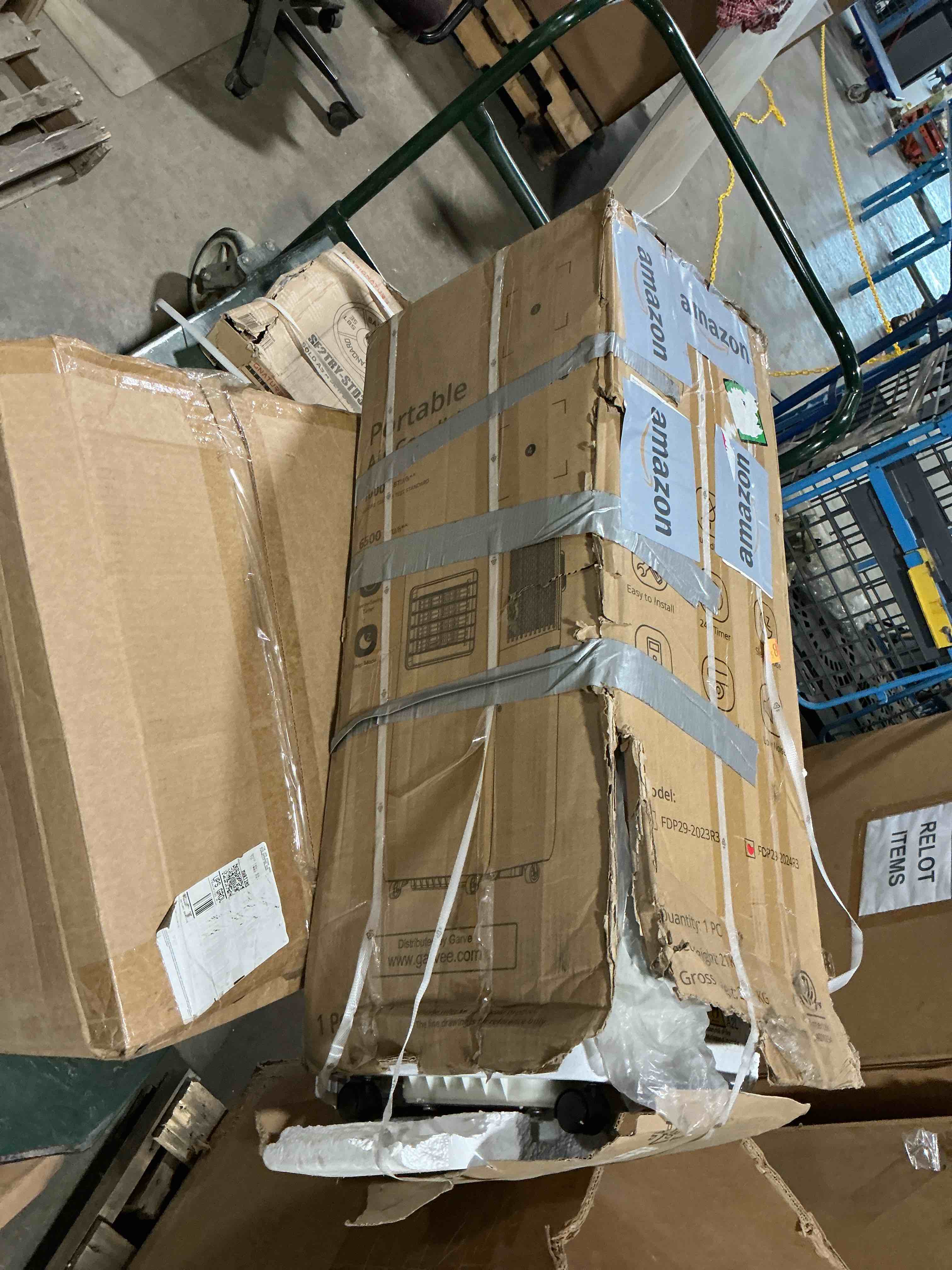 10,000 btu portable air conditioner cools up to 450 sq.ft, auto-evaporation low noise portable ac unit with remote control fits for large room, office, garage, white