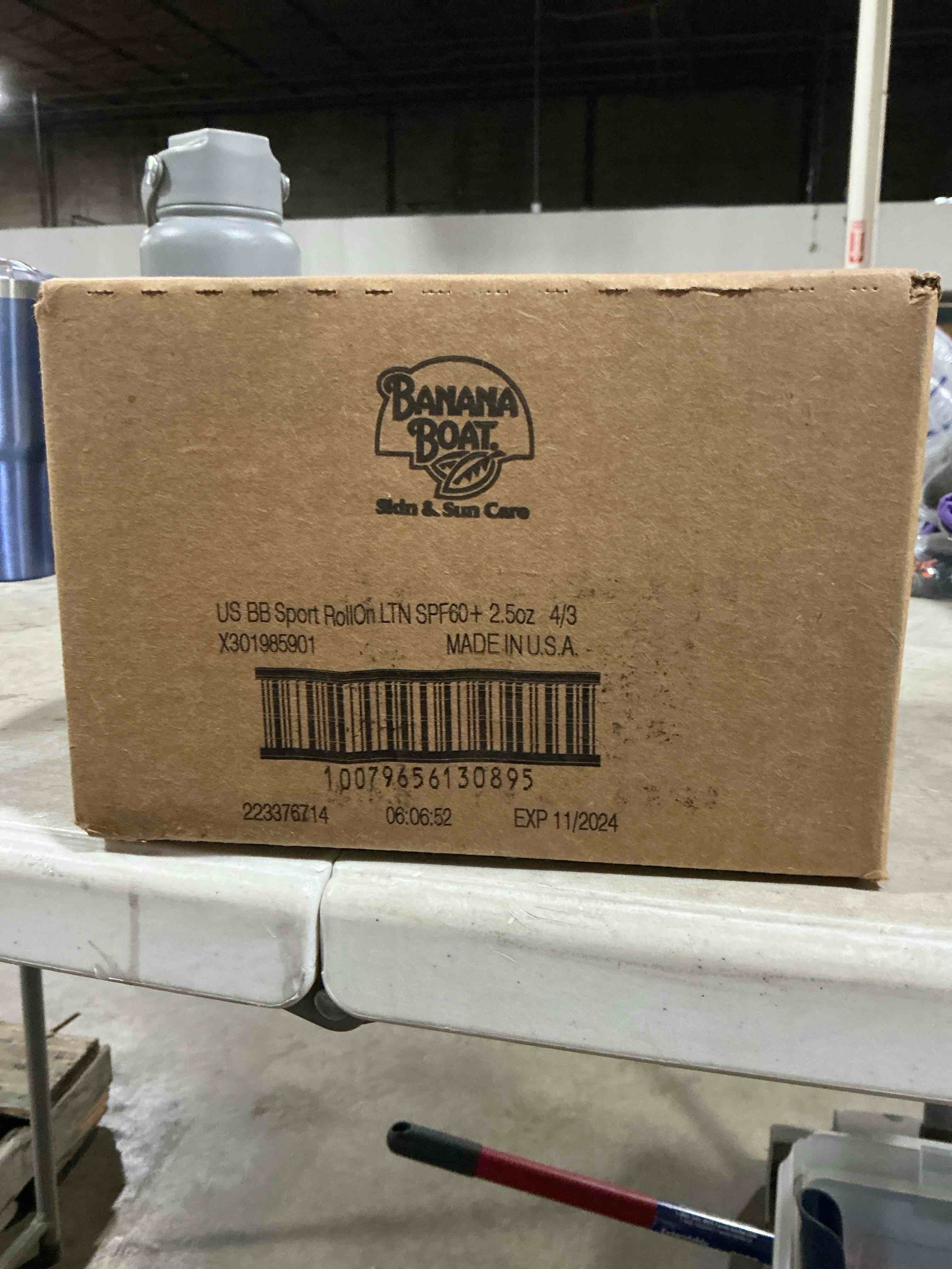 Condition photo showing As Is for Case 12 of Banana Boat Sport Ultra SPF 60 Roll On Sunscreen  2.5oz