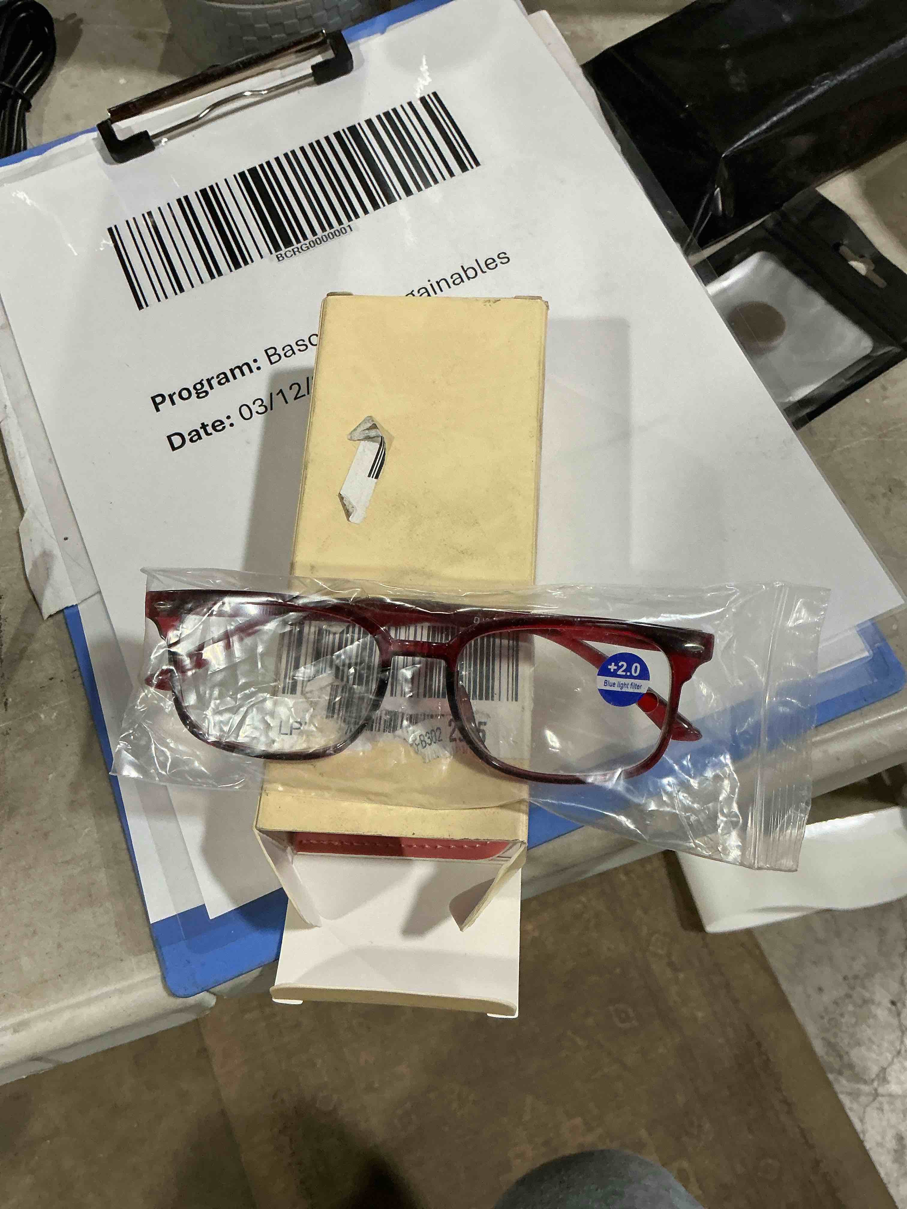 Novivon Reading Glasses +2.0 with blue light filter