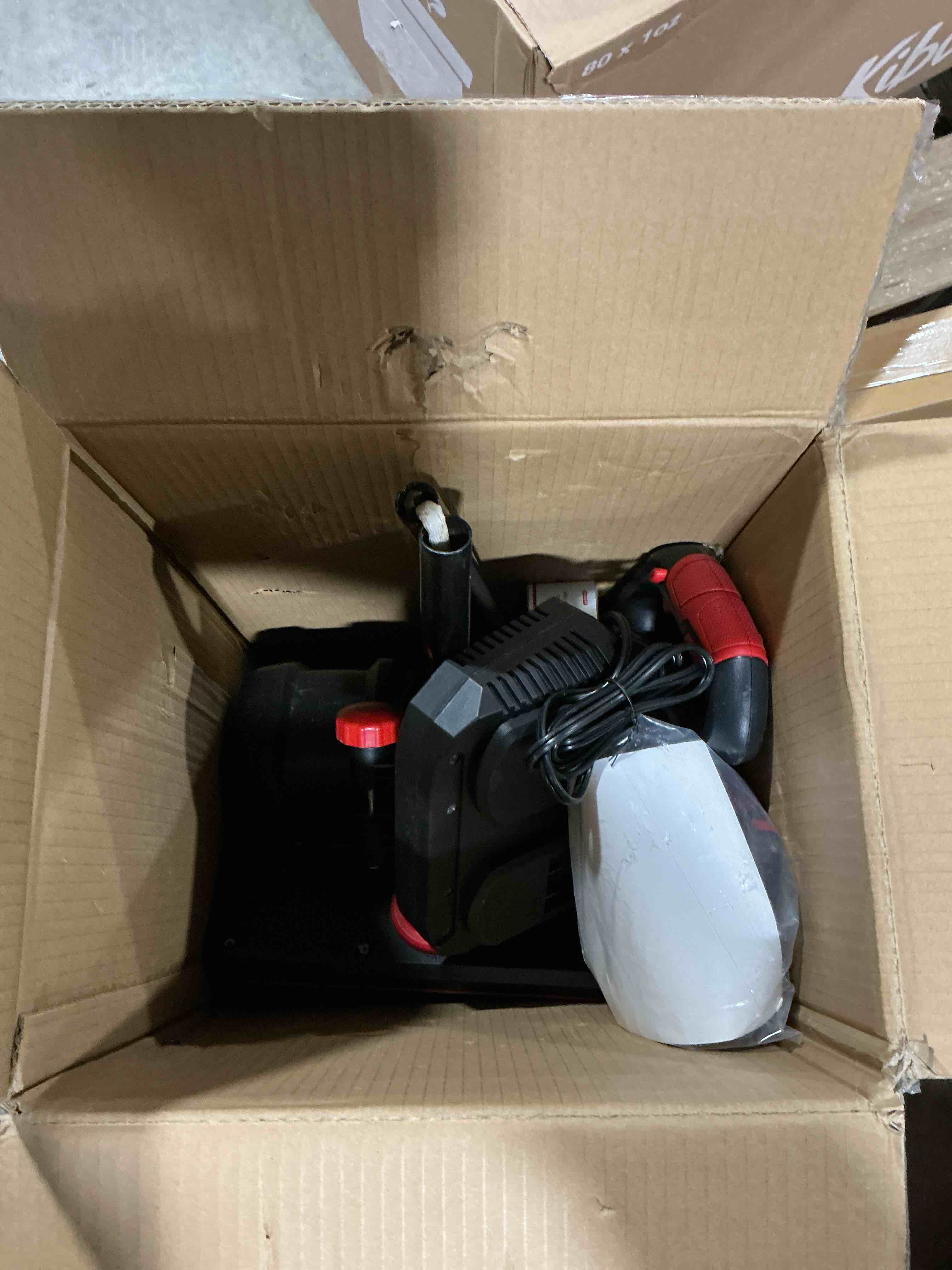 Condition photo showing As Is for MZK Cordless Snow Shovel, 20V 13-Inch Battery Powered Snow Thrower, Battery Snow Blower with Directional Plate & Adjustable Front Handle(2 * 4.0Ah Li-ion Battery & Fast Charger Included), SS13D12