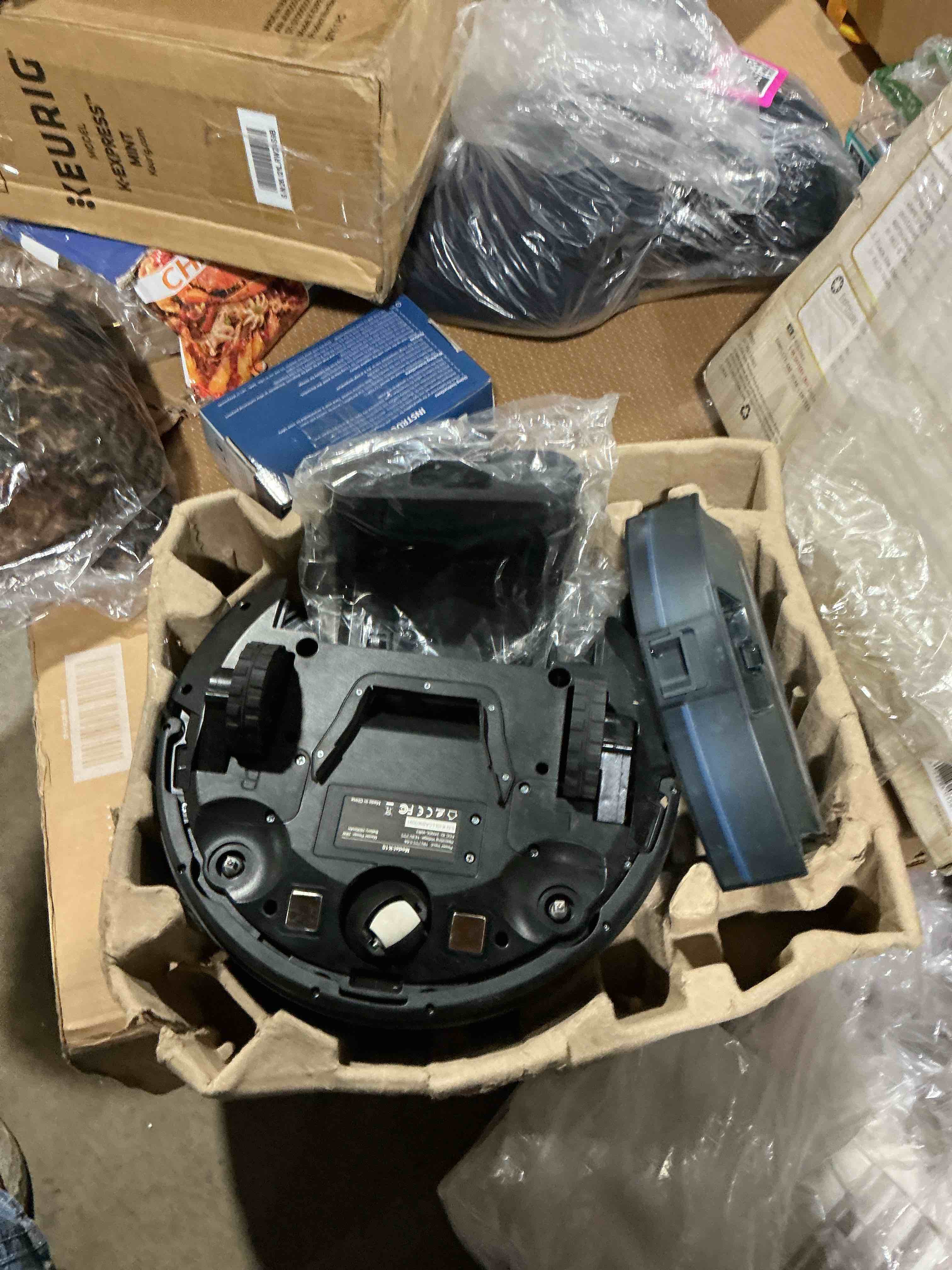 Condition photo showing As Is for Robot Vacuum and Mop Combo,4200Pa Powerful Robotic Vacuum Cleaner with Self-Charging, Home Automatic Robot Aspiradora for Hard Floor, Low Carpet, Pet Hair, App&Voice&Remote Smart Control