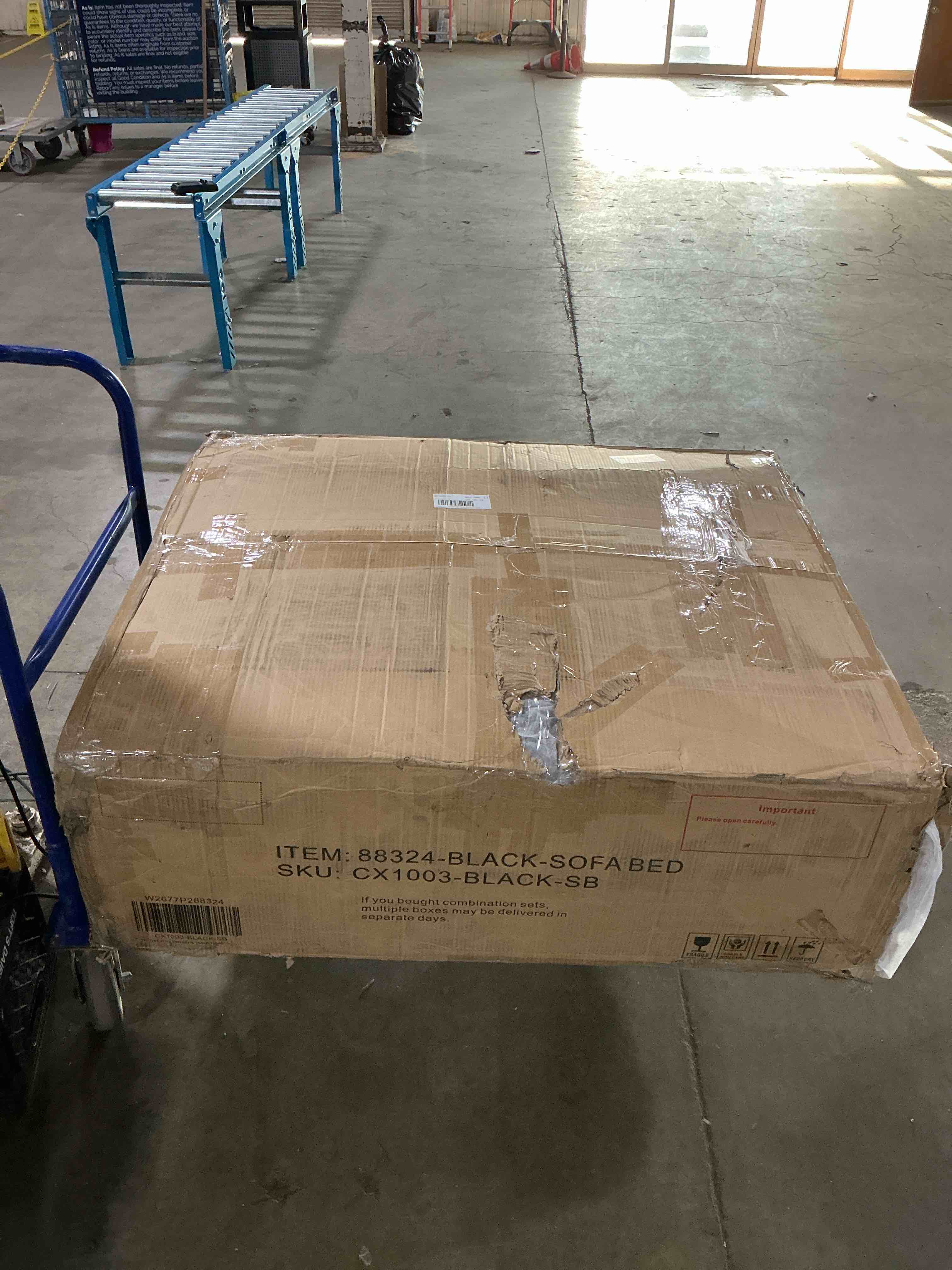 sofa bed, pull out couch with side pockets, 3 in 1 velvet loveseat sleeper sofas beds with usb ports, sofa bed couch with adjustable backrest for living room, bedroom, apartment, black blue black blue-ht