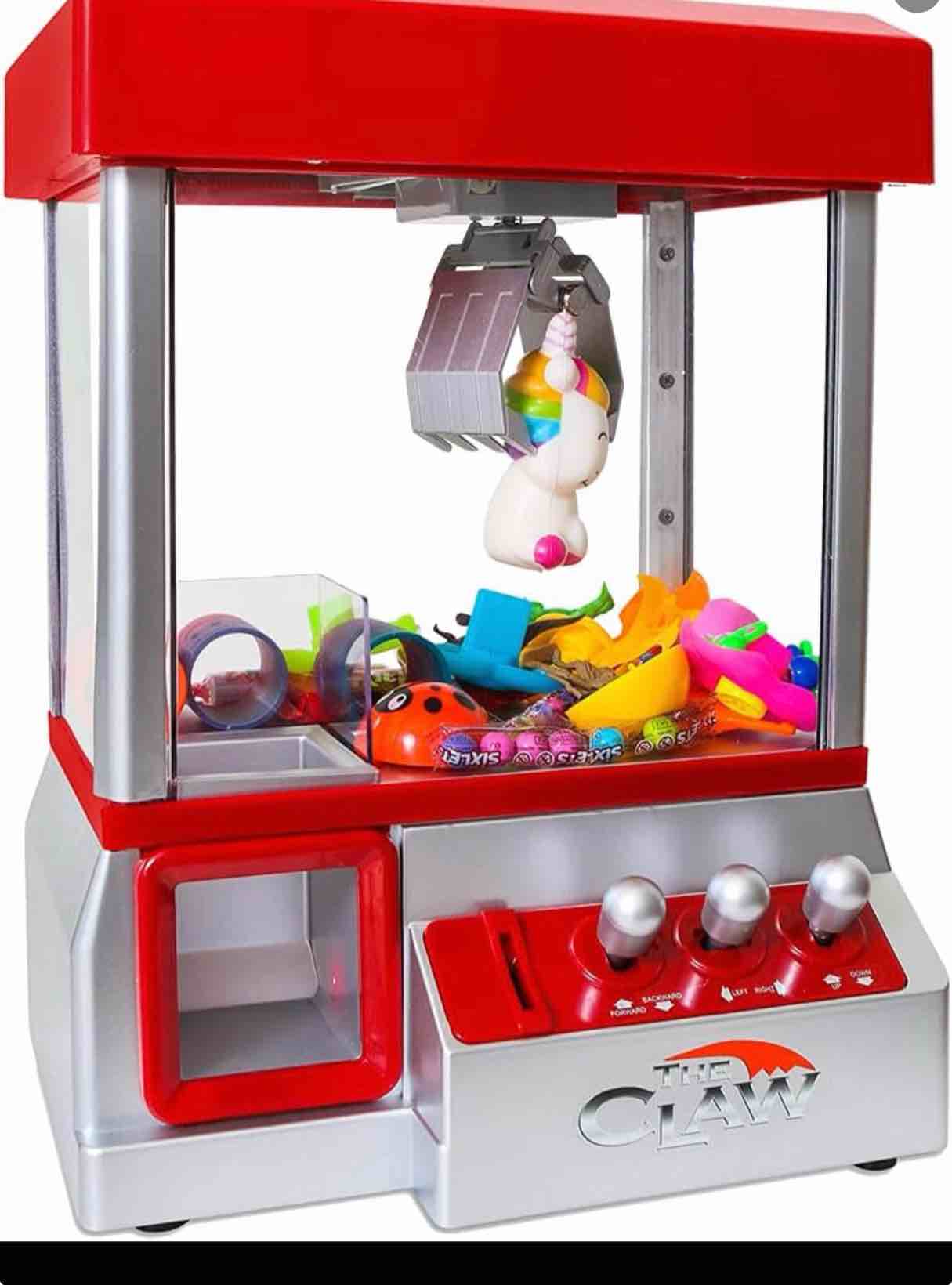 Condition photo showing As Is for bundaloo claw machine arcade game with sound, cool fun mini candy grabber prize dispenser vending toy for kids, boys & girls classic edition