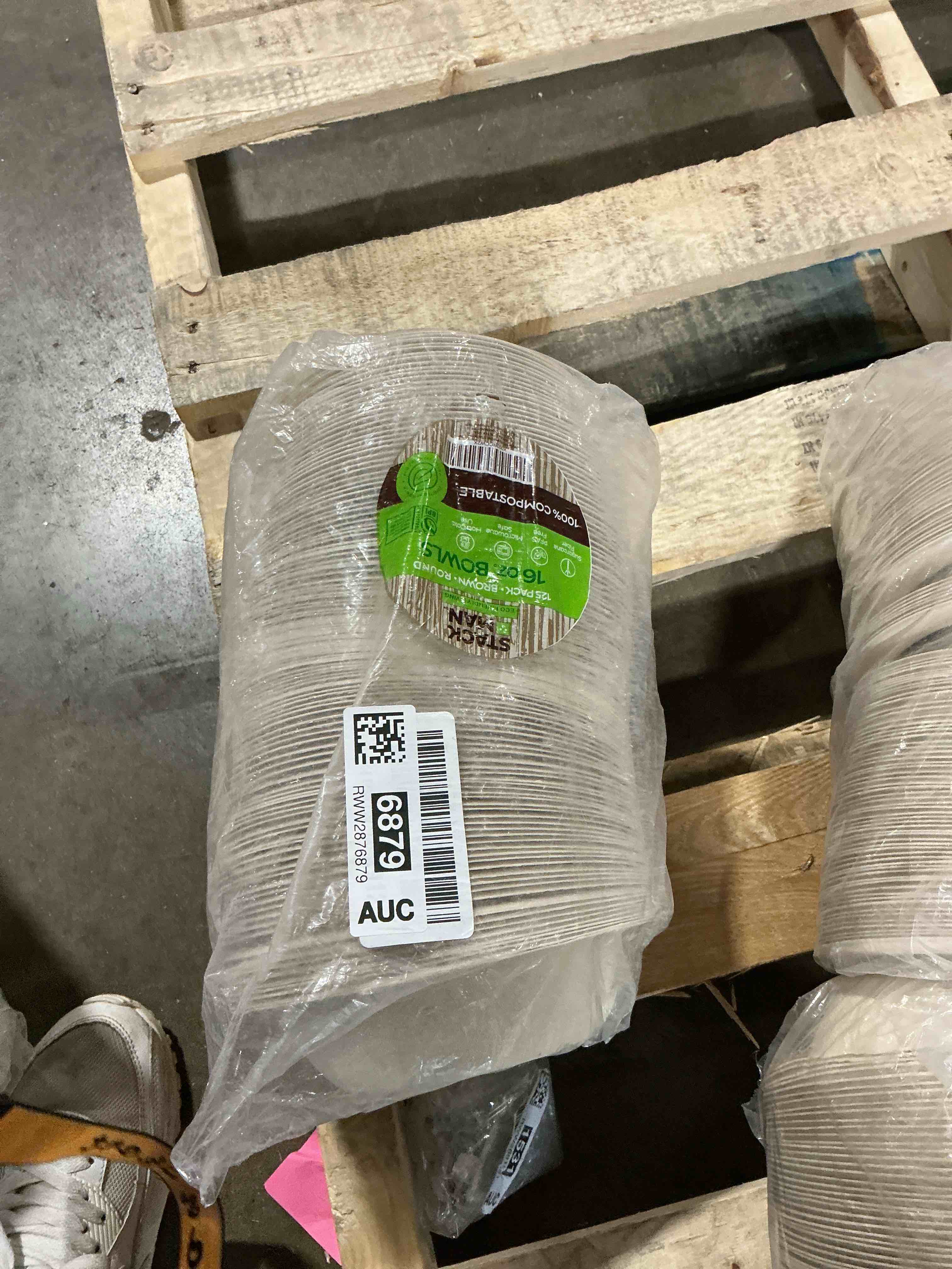 paper bowls, 100% compostable disposable soup bowl [125-pack] - pfas-free - bpi certified - [16 oz] heavy duty, eco-friendly, biodegradable bagasse hot food plates and bowls - natural brown