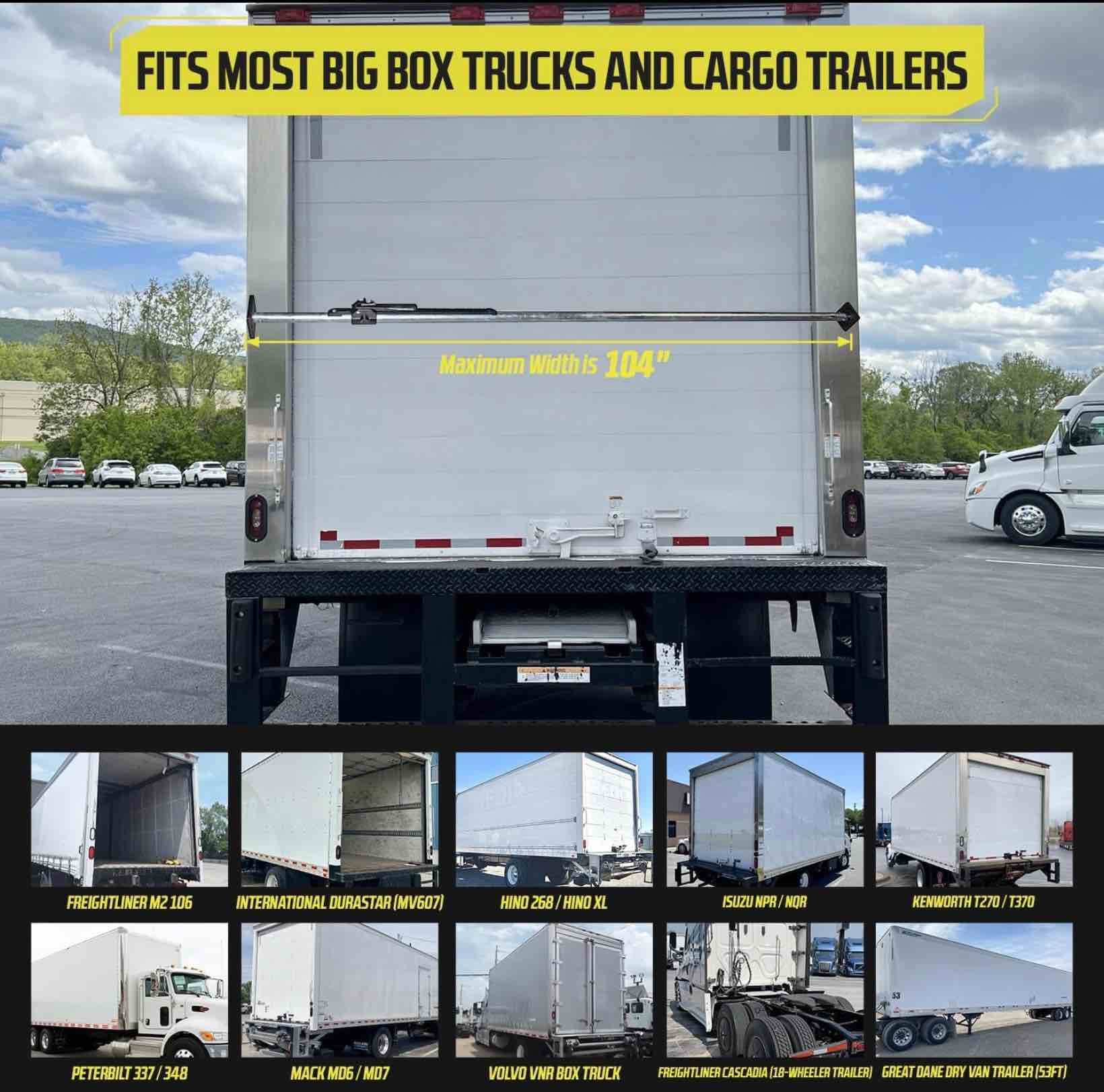 Condition photo showing Good Condition for dc cargo mall heavy-duty adjustable load lock bars for trailers - pack of 4 - truck cargo bars - load bars for enclosed vans and reefers - 89-104 inches long steel ratcheting cargo bar 4-pack trailer load lock bar