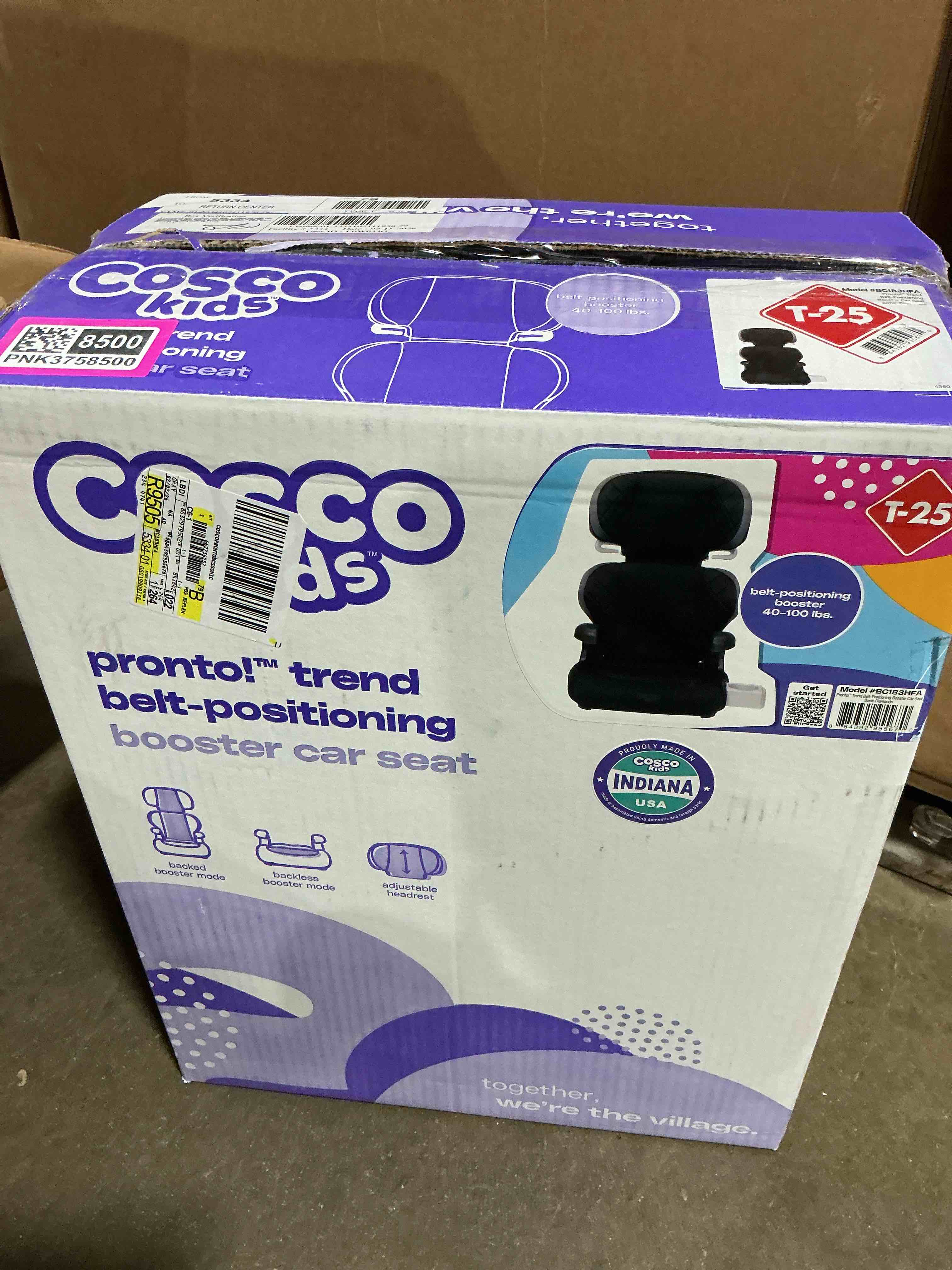 cosco kids pronto! trend belt-positioning booster car seat
