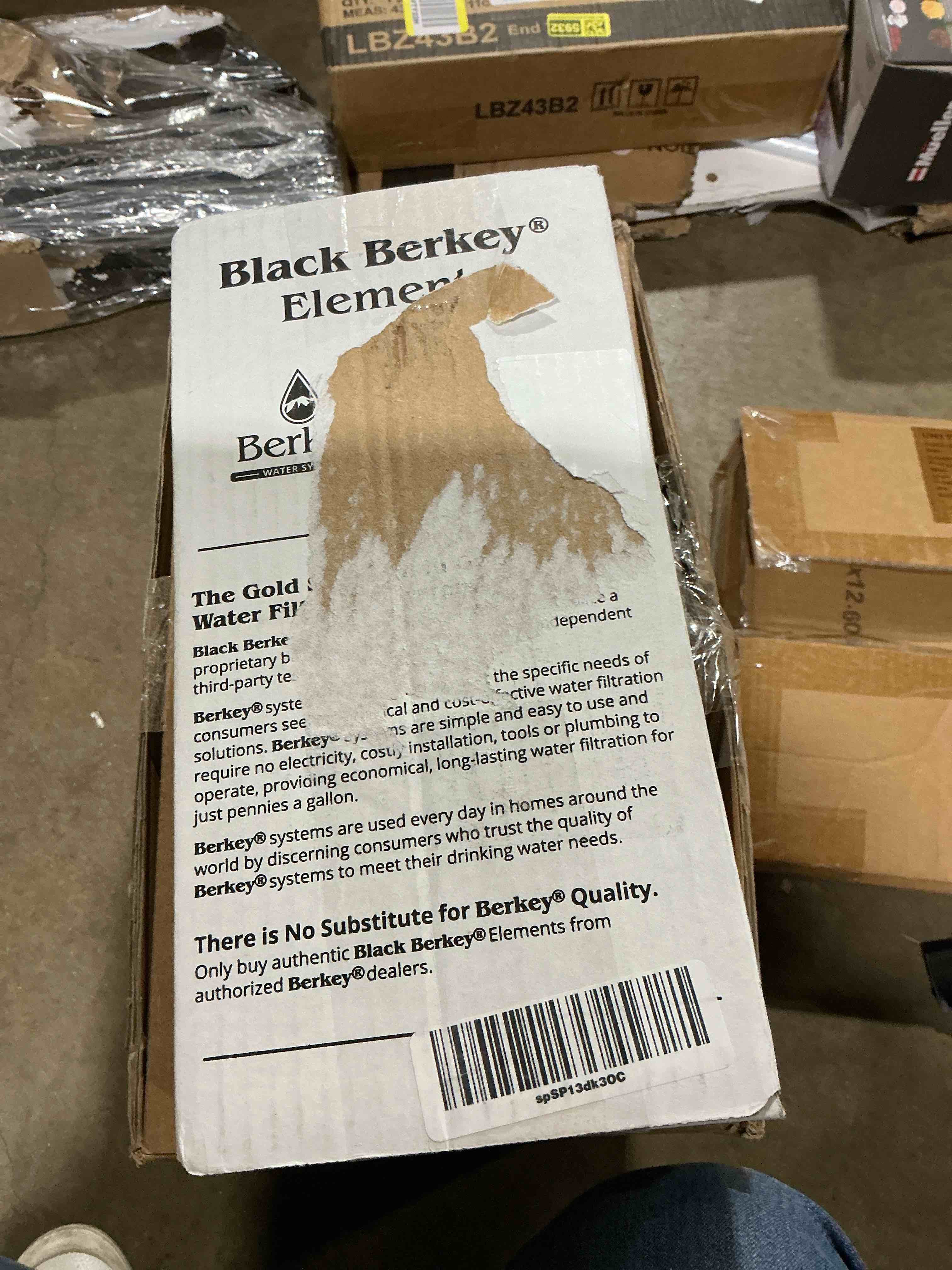 Condition photo showing Good Condition for travel berkey gravity-fed water filter with 2 black berkey elements–enjoy potable water while camping, rving, off-grid, emergencies, every day at home
