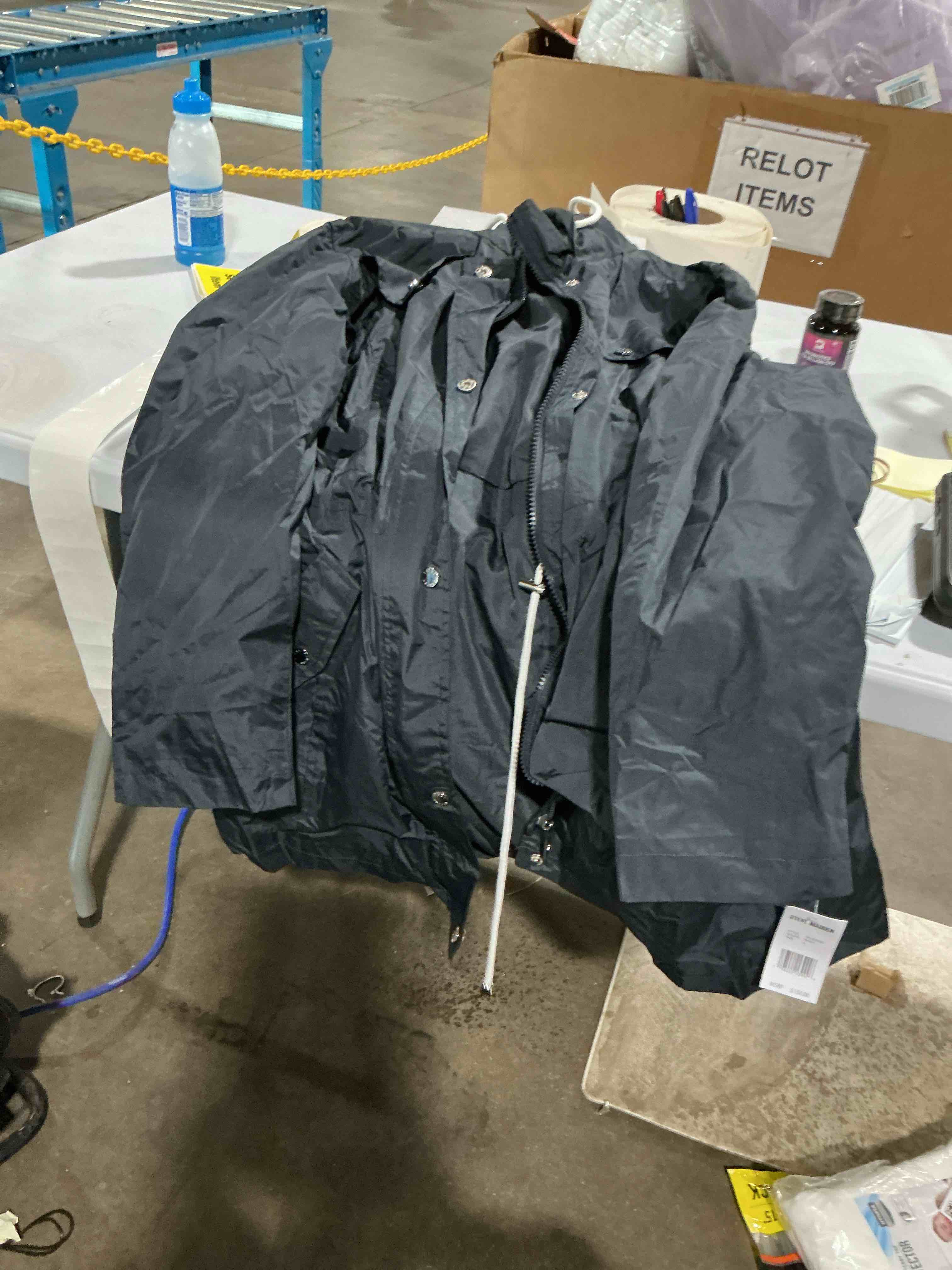 Condition photo showing Good Condition for steve madden rain jacket women - waterproof with hood anorak rain coats for women windbreaker plus size xs-3x