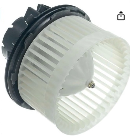 Condition photo showing Good Condition for 1pc hvac heater air conditioning blower motor assembly front side plastic with fan cage wheel