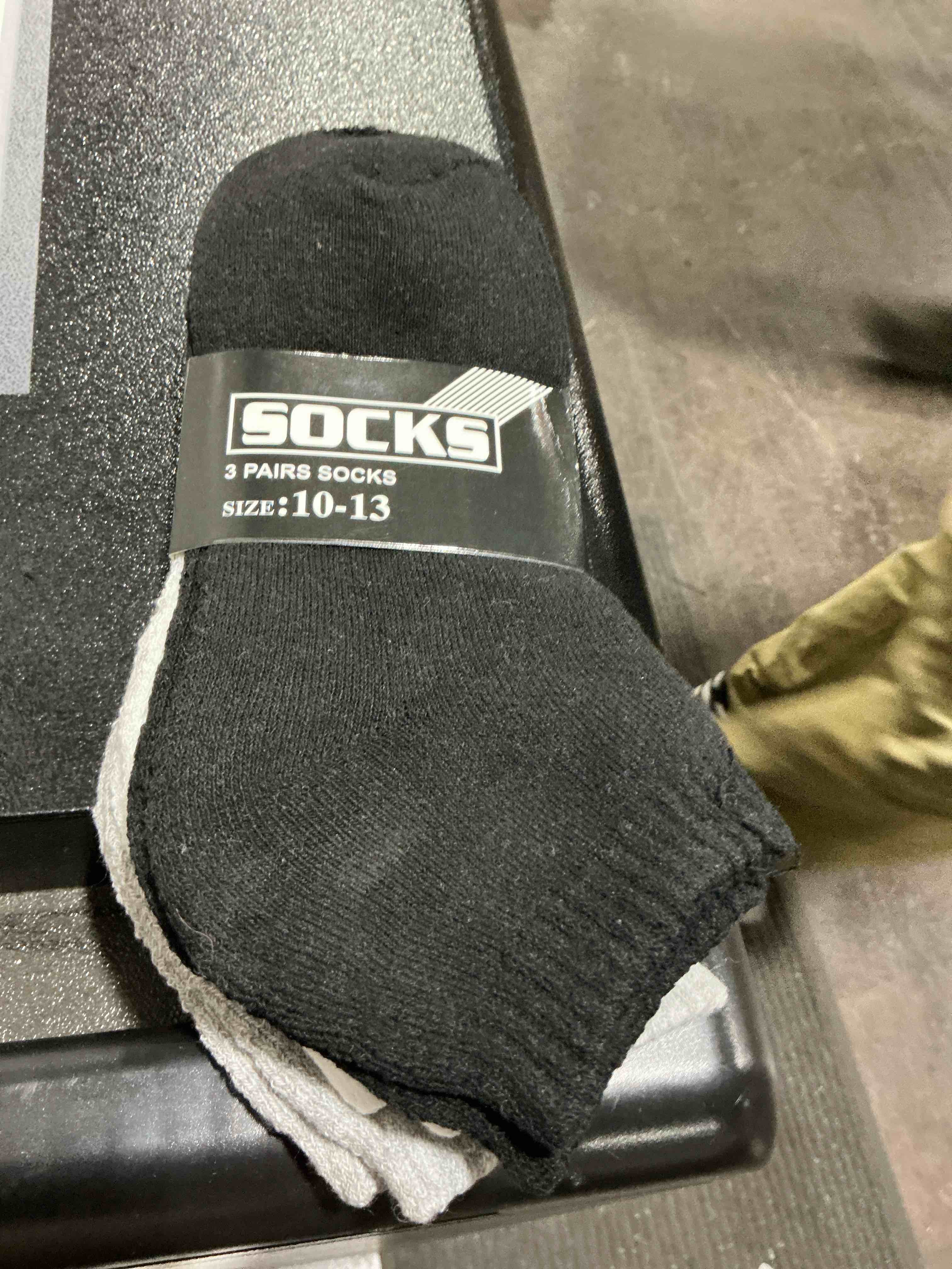 socks 3 pairs , 4 packs size 10/13