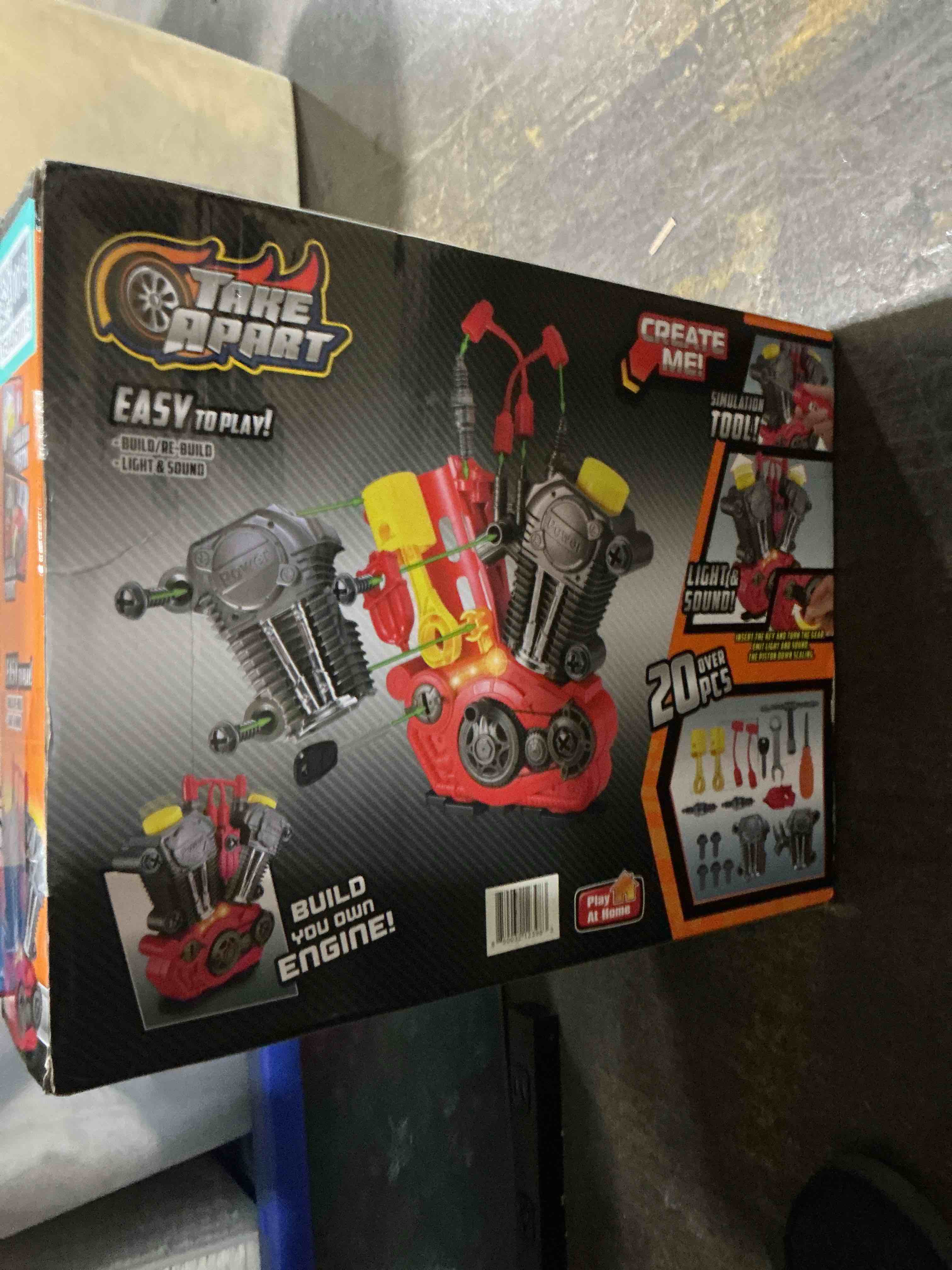 Take Apart Toys Engine Building Kit with Lights, Sounds & Over 20 COOL MECHANIC TOY TOOLS for Kids - Great for Children all Ages - #1 Best Boys Toys Gifts for Boys Idea - Hours of Educational Fun!
