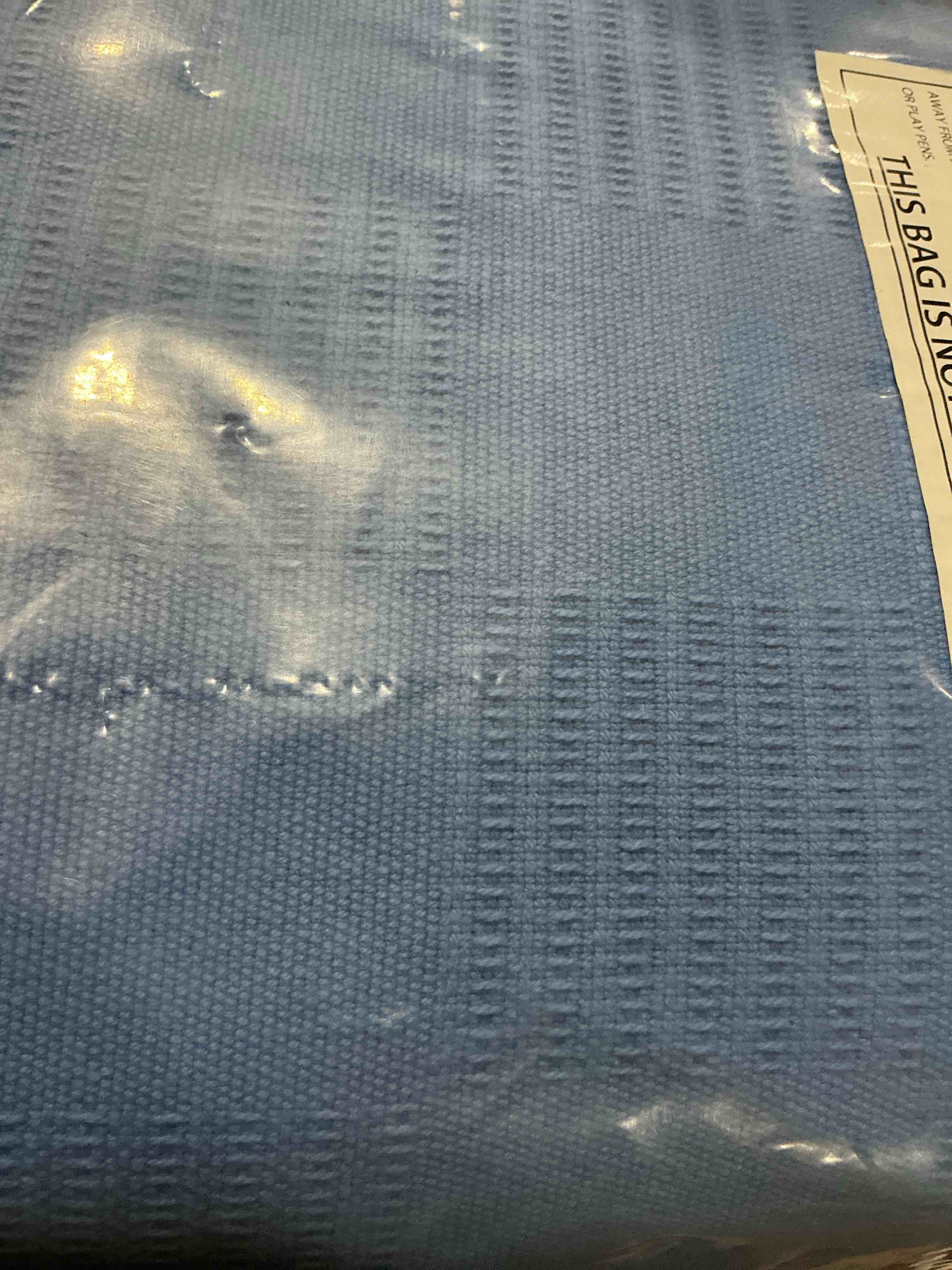 Condition photo showing New/Like New for utopia bedding 100% cotton blanket (queen size - 90x90 inches) 350gsm lightweight thermal blanket, soft breathable blanket for all seasons (wedgewood)