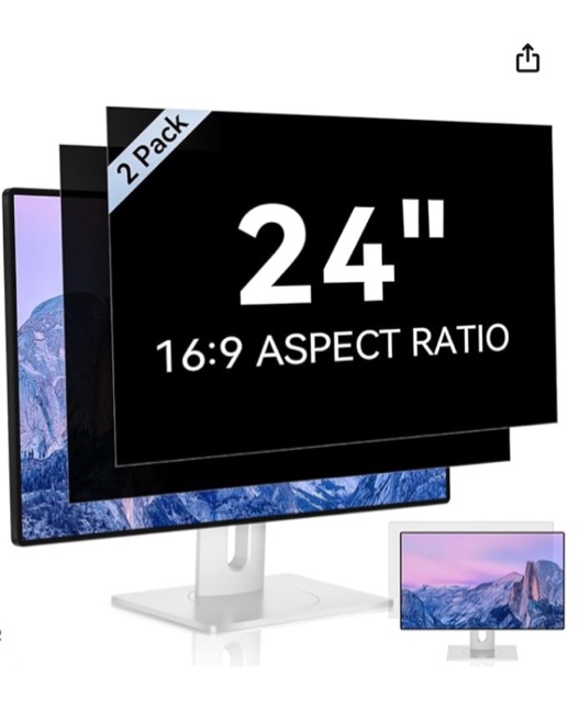 5A Magnetic Computer Privacy Screen Filter 27 Inch for 16:9 Aspect Ratio Widescreen Monitor, Eye Pro