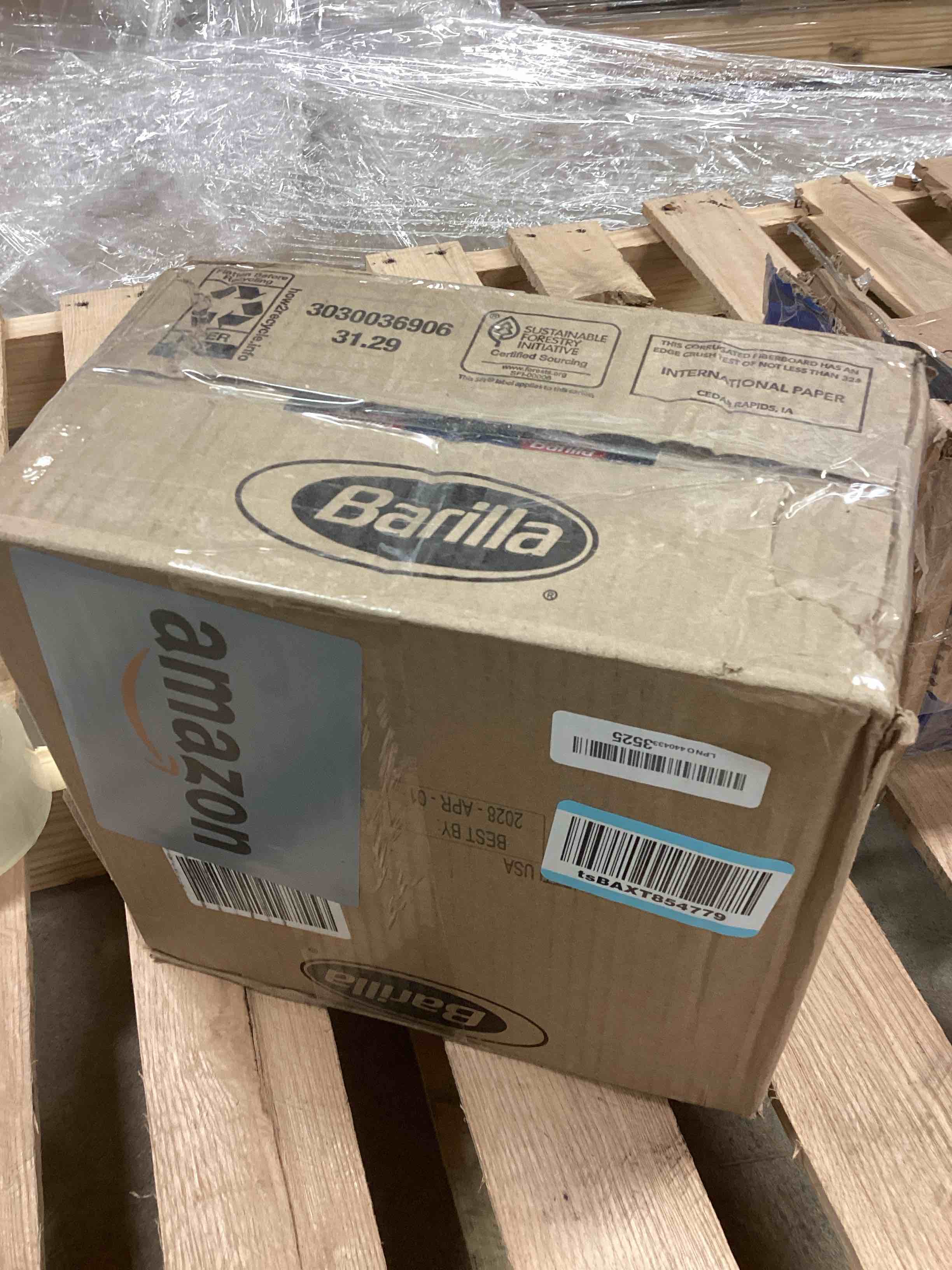 Condition photo showing New/Like New for Barilla Spaghetti Pasta, 16 oz. Box (Pack of 20) - Non-GMO, Made with Durum Wheat Semolina - Kosher Certified Spaghetti 1 Pound (Pack of 20)