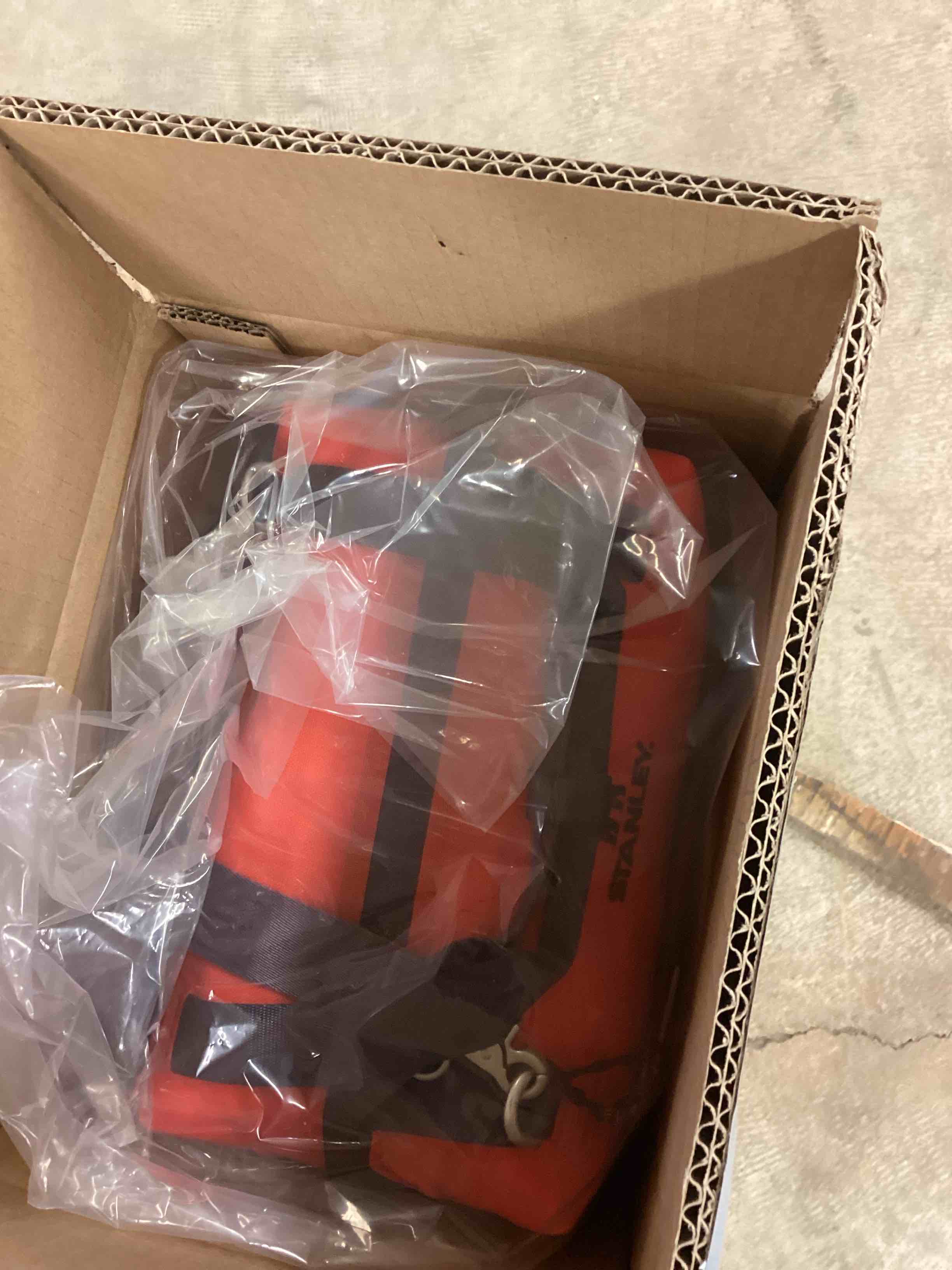 Condition photo showing New/Like New for Stanley All Day Julienne Soft Cooler Bag and Lunch Box | Insulated Travel Bag with Zipper | BPA-Free Tigerlily Plum Mini