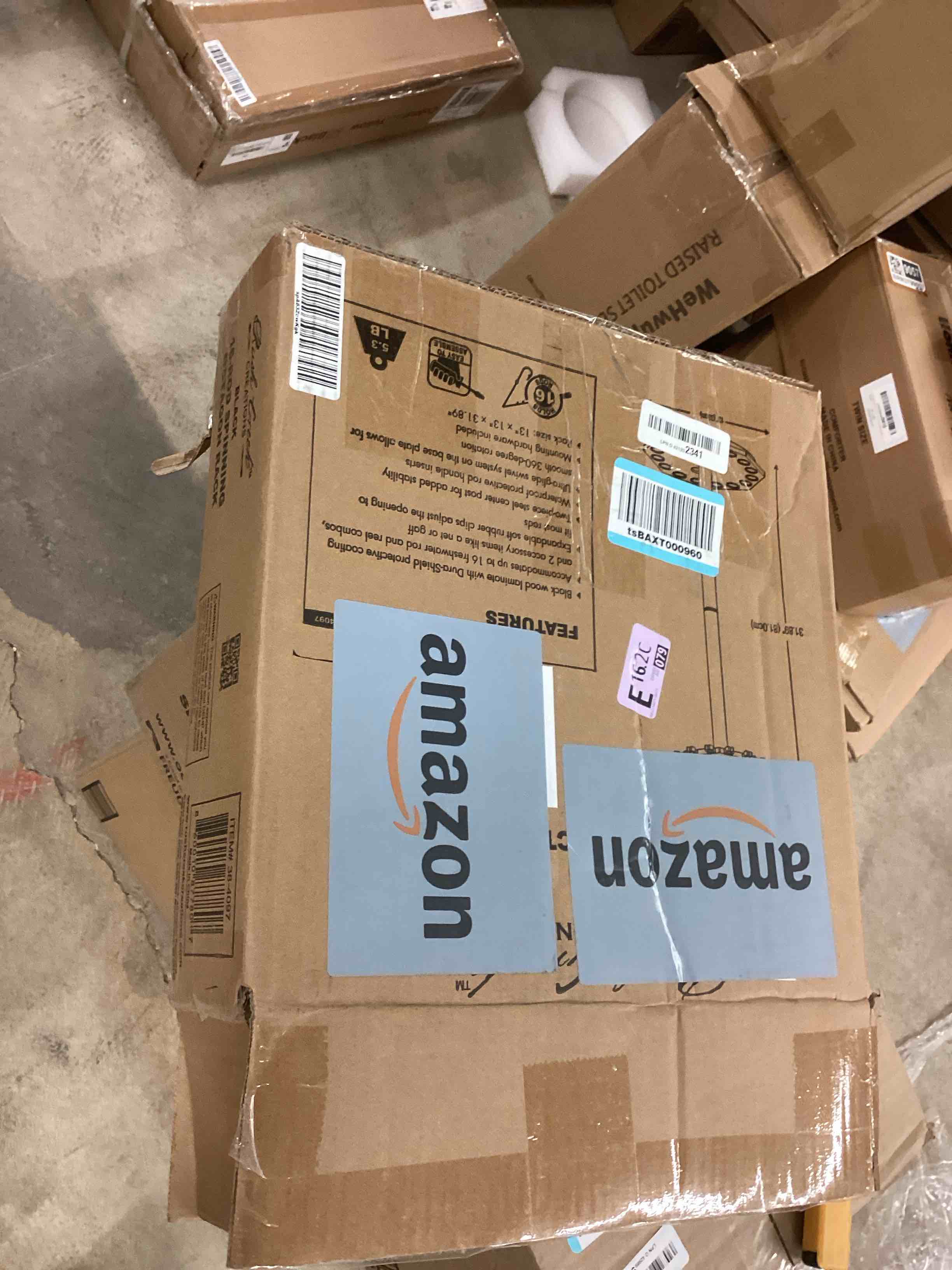 Condition photo showing Good Condition for Rush Creek Creations | Rod Holder for 16 Fishing Poles, Garage Organization and Storage, for Reels, Gear, Accessories, Tackle Box Black 16-Rod