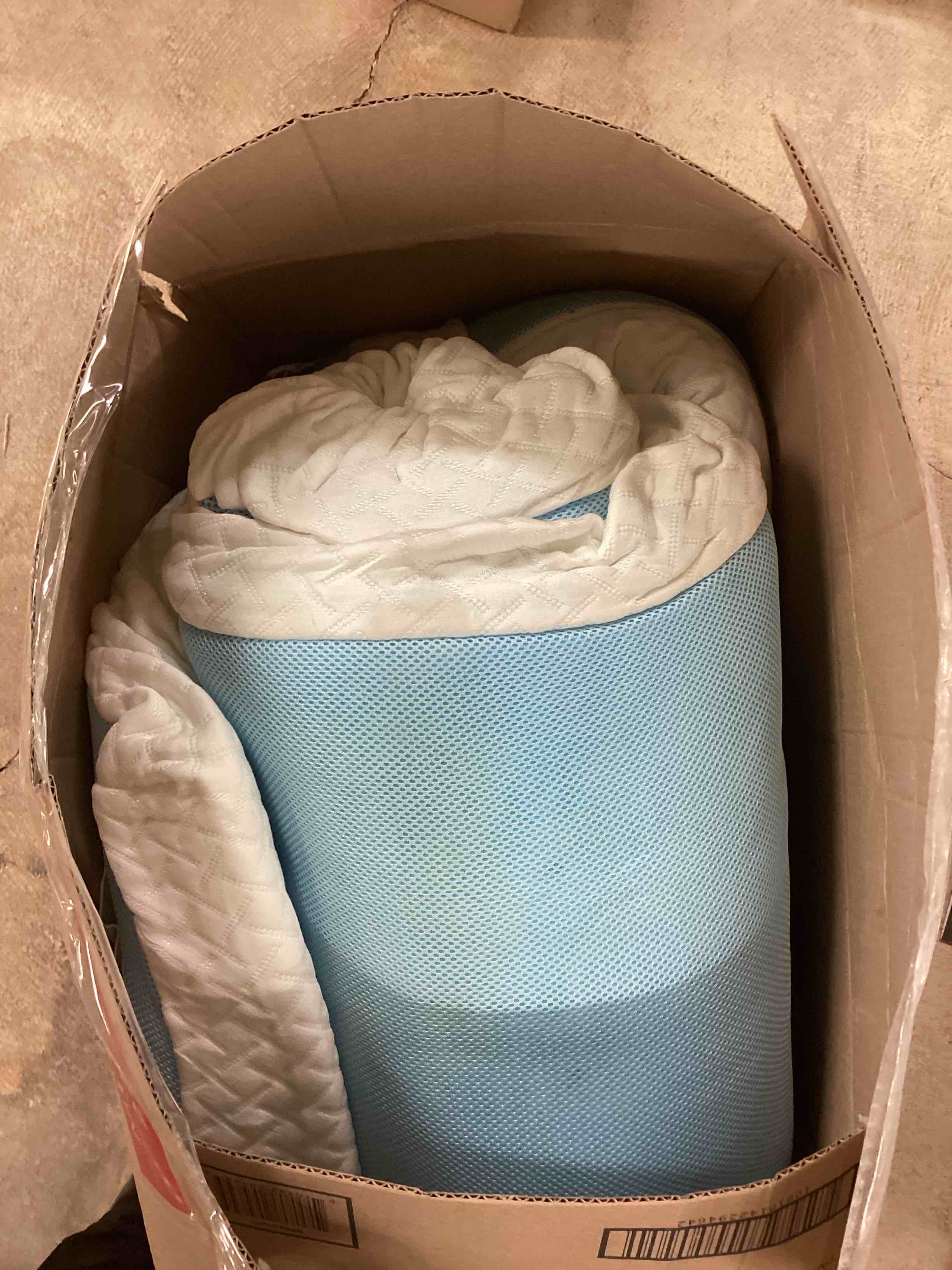 Condition photo showing Good Condition for EGO Gel Memory Foam Mattress Topper, 3 Inch Queen with Removable Breathable Soft Cover, Cooling Bed Topper for Comfort Body Support & Pressure Relief, CertiPUR-US Certified 3 Inch(Topper with White Cover) Queen