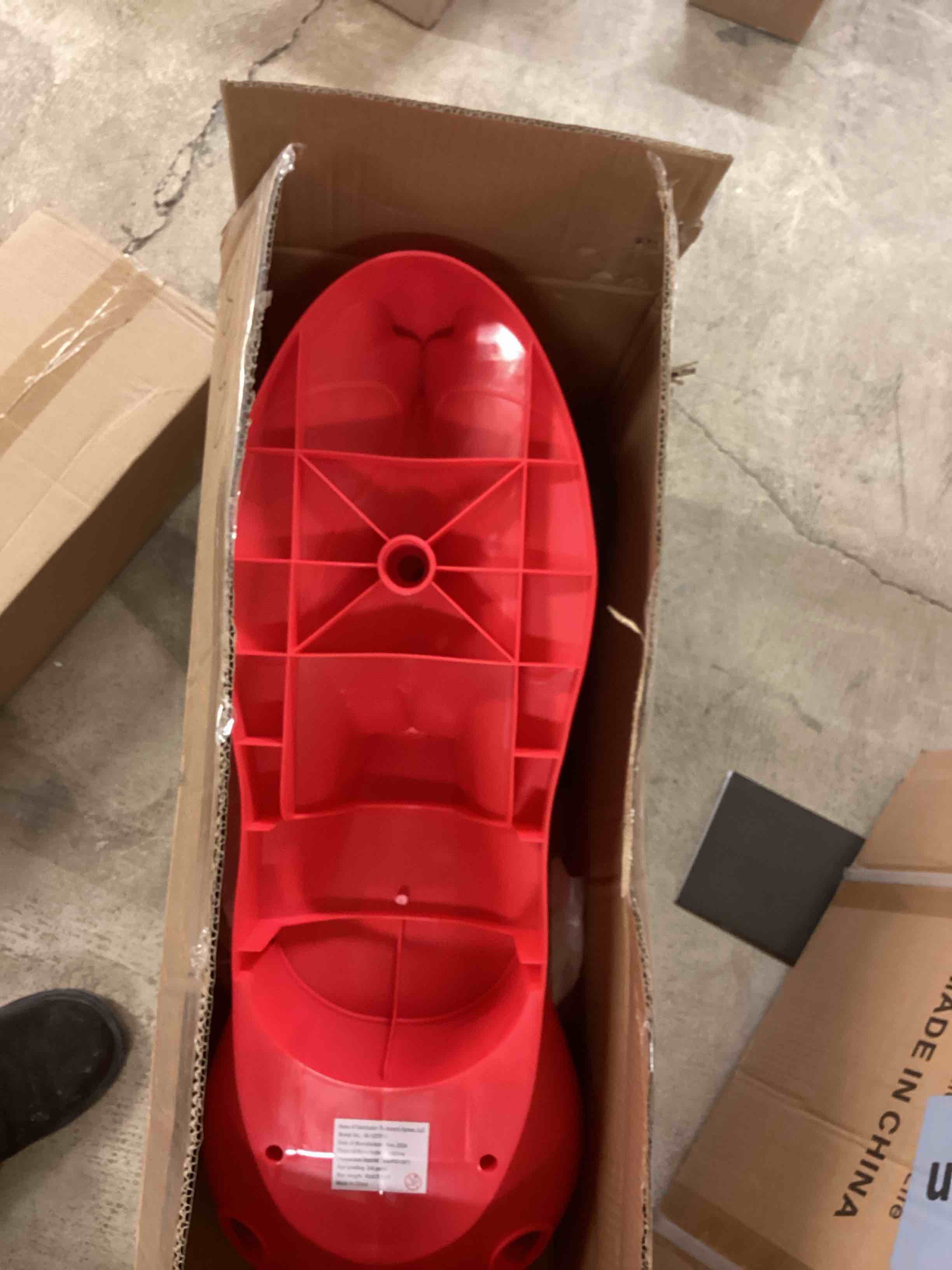 Condition photo showing Good Condition for Wiggle Car - Ride on Toy for Ages 3 and Up - Toddler Ride on Toys with no Batteries, Gears, or Pedals Just Twist, Wiggle, and Go by Lil’ Rider (Red)