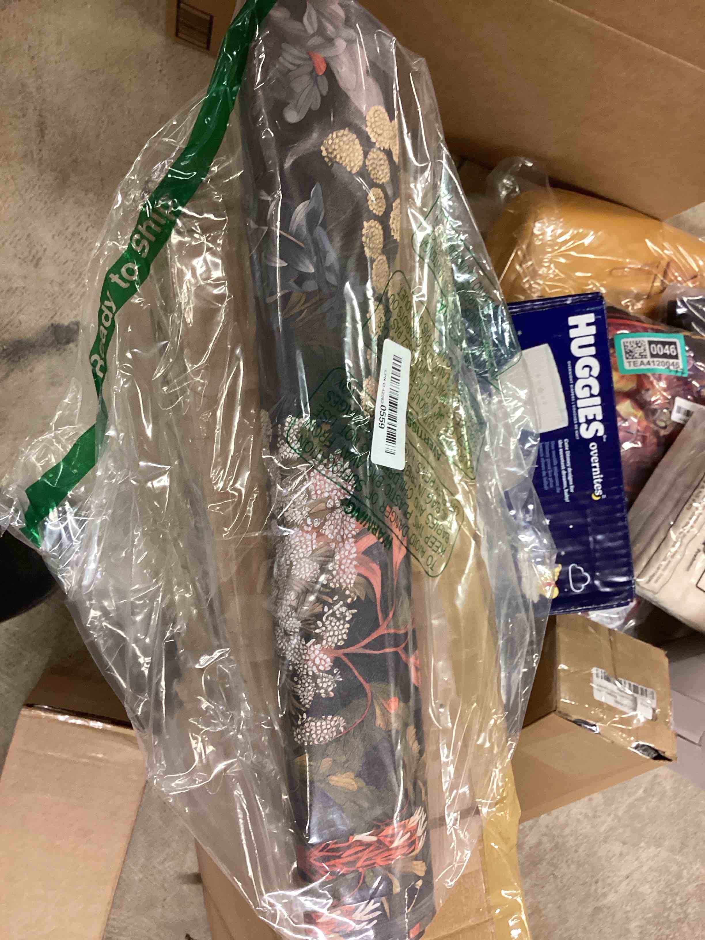 Condition photo showing New/Like New for Erfoni 16.9" x118" Floral and Leaf Peel and Stick Wallpaper Vintage Contact Paper for Bathroom Self Adhesive Wall Paper DIY Removable Wallpaper for Cabinets Drawer Liner Covering Vinyl Roll Dark 16.9" x 118" Floral and Leaf