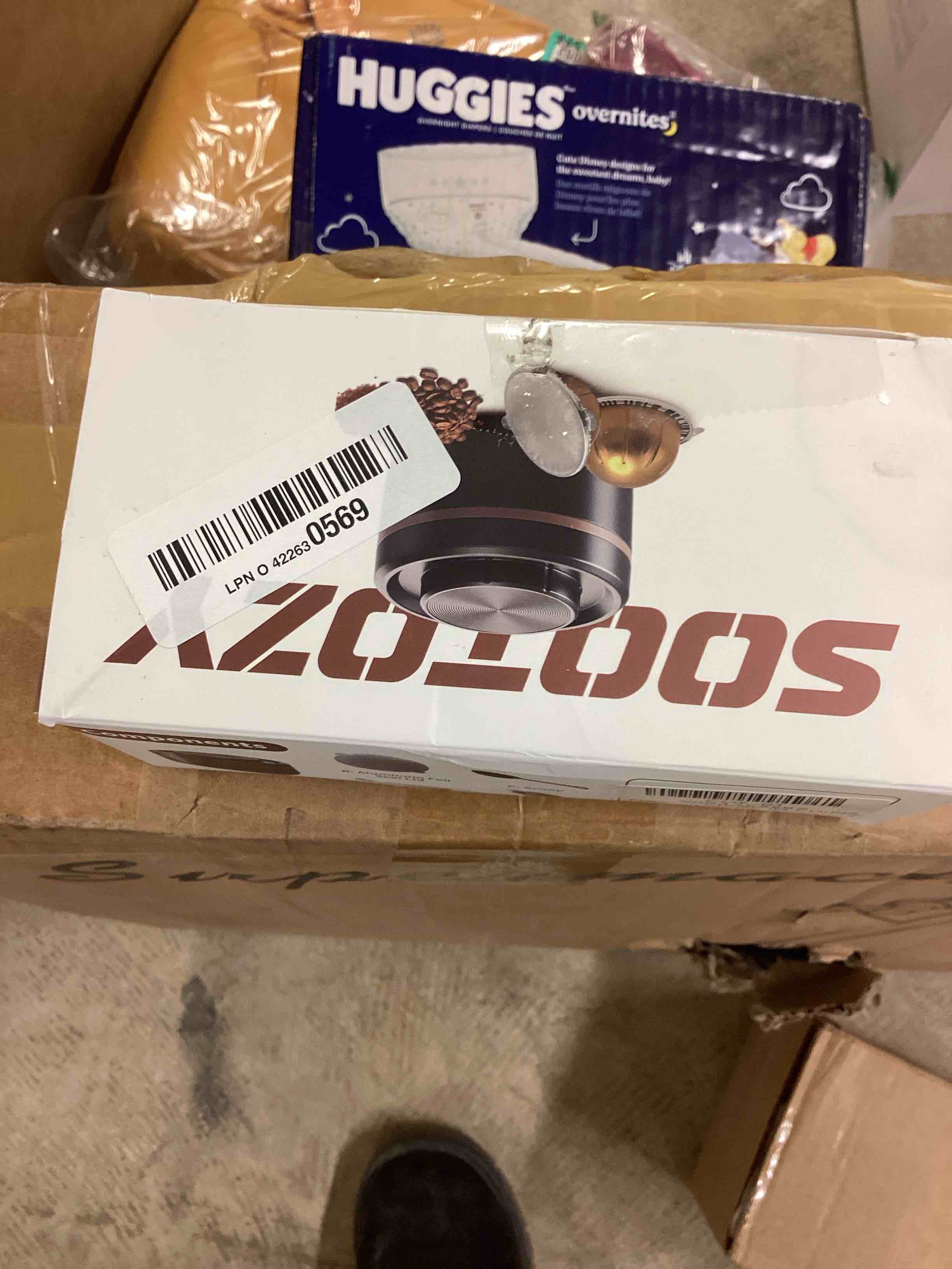 Condition photo showing Good Condition for Reusable Vertuo Capsule Pods Kit for Nespresso with 100PC AL Foil Seals Lids, Refillable Coffee Pods for VertuoLine Compatible with Nespresso VertuoPlus Espresso Machine 1 Pods Holder + 100 Lids + 1 Scoop