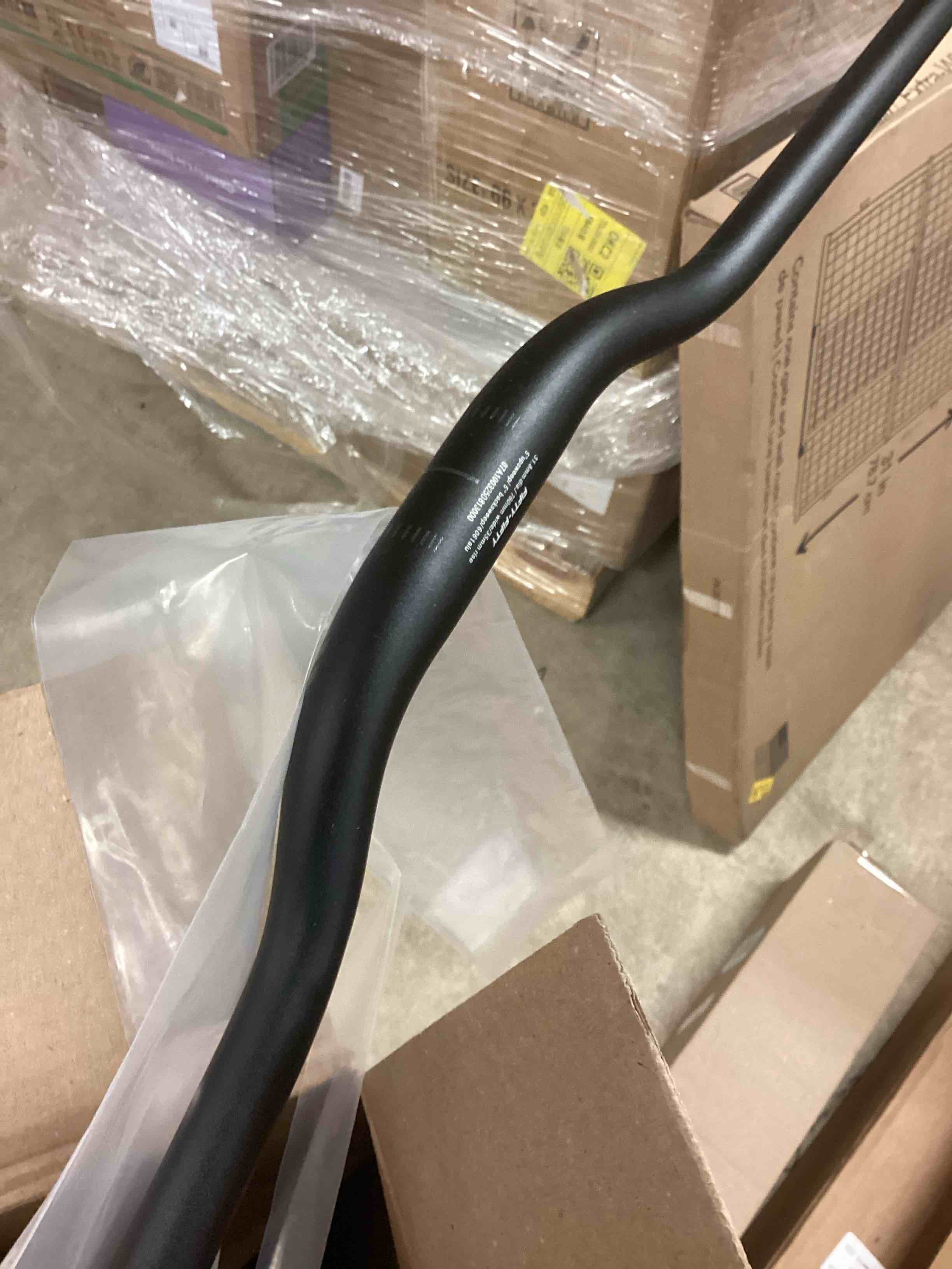 Condition photo showing Good Condition for FIFTY-FIFTY Mountain Bike Riser Handlebar, Aluminum Alloy MTB Handlebar, 31.8mm Diameter, 780mm Wide Bicycle Bar 35mm Rise Black