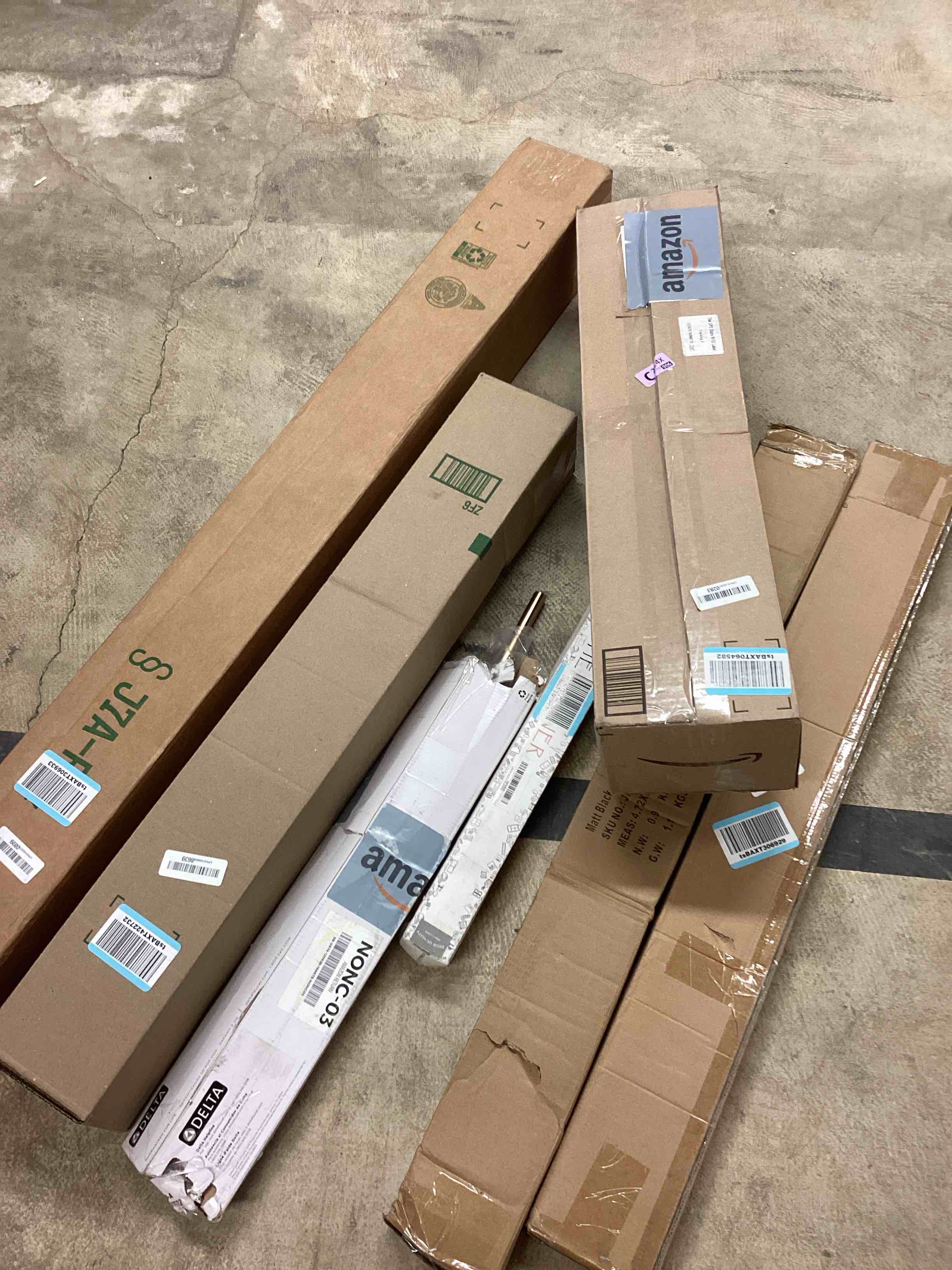 Condition photo showing As Is for Assorted of Items for maintenance home (include rods/ shelf liner / and more 