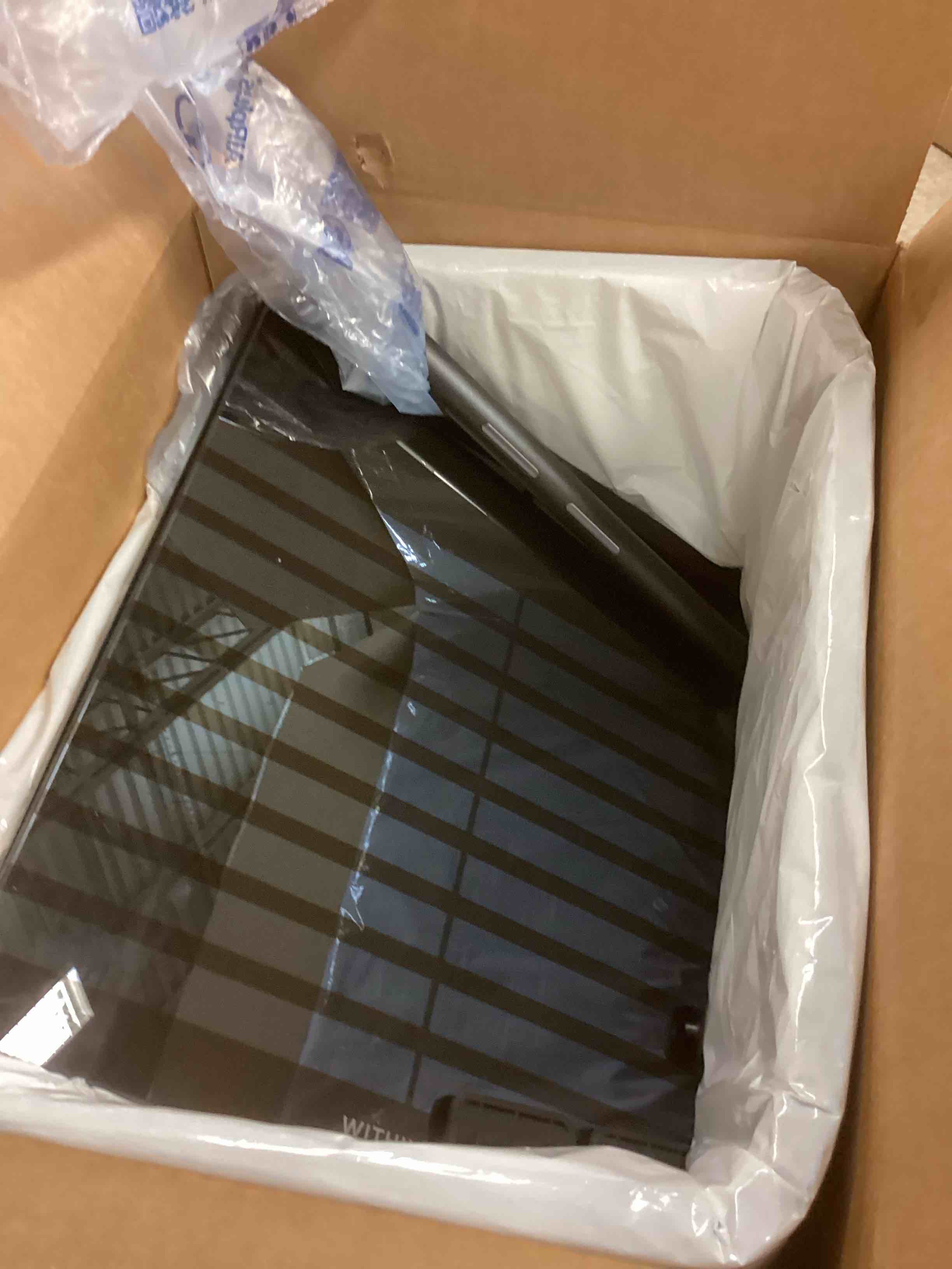 Condition photo showing As Is for WITHINGS Body Scan - Connected WiFi Scale to Improve Your Health, BIA Personal Scale, Body Composition Analysis, Body Fat, Muscle Mass, Water Percentage Body Scan Black