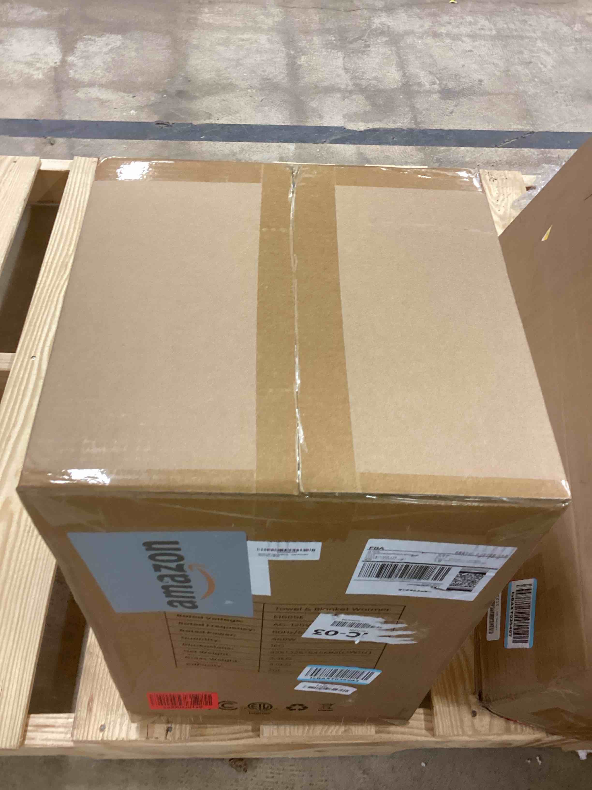 Condition photo showing New/Like New for Towel Warmer, 20L Hot Towel Warmers for Bathroom with 24H Timer, Temperature Adjustable, LED Display, Auto Shut Off, Even Heated for Oversized Towels, Bathrobes, Blankets