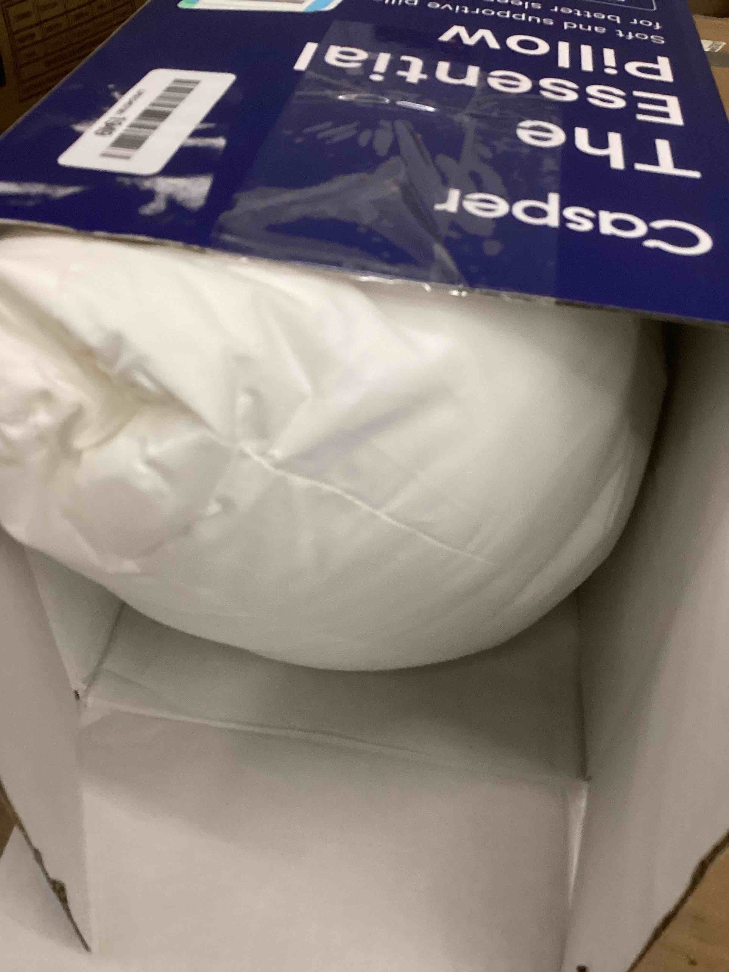 Condition photo showing New/Like New for Casper Sleep Essential Pillow for Sleeping, Standard, White Standard Essential Pillow Single Pack