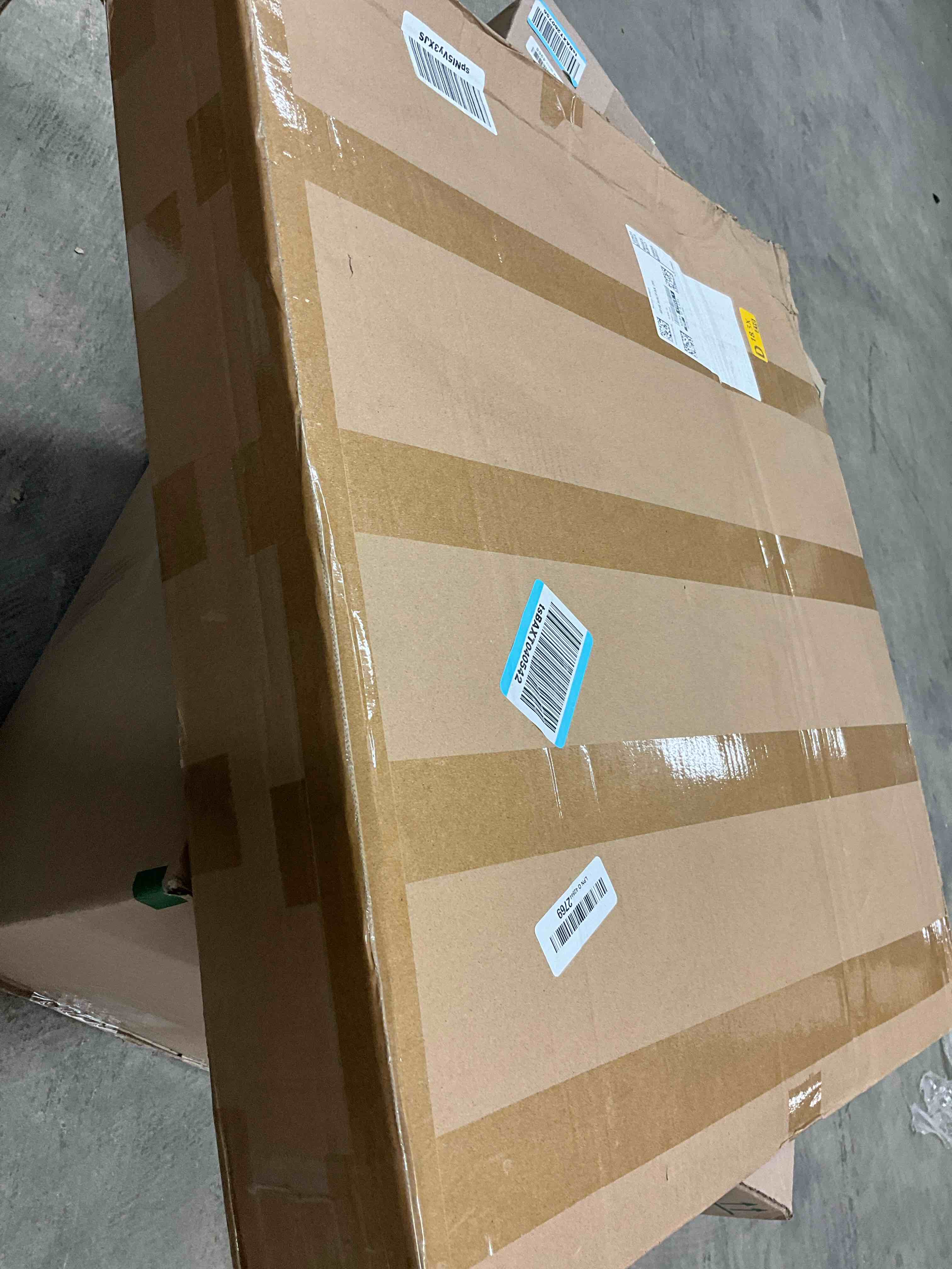 Condition photo showing Good Condition for 5 Sets Moving Boxes with Divider Kits,16 x 12 x 13 Inch Glassware Dish Packing Box Kitchen Moving Box Corrugate Dividers with 120 Pcs Foam Pouches,2 Pcs tape rolls with dispenser(Two Layer) 5 Sets-two layer-16x12x13in