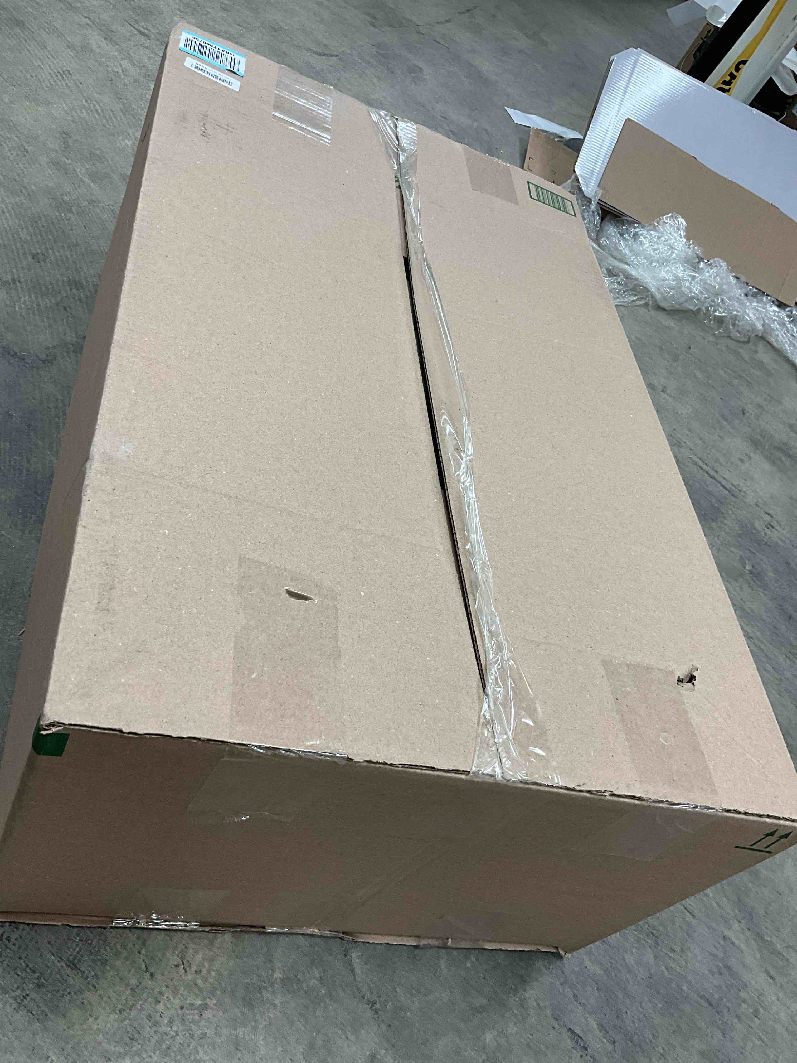 Condition photo showing Good Condition for Premium Crib & Toddler Mattress,100% Knitted Fabric, Premium Fleece Surface-Hypoallergenic, 5" Thick Firm Soft Crib Mattress, Non-Toxic - Fits Standard Cribs & Toddler Beds Simple 52" x 27.6" x 5"