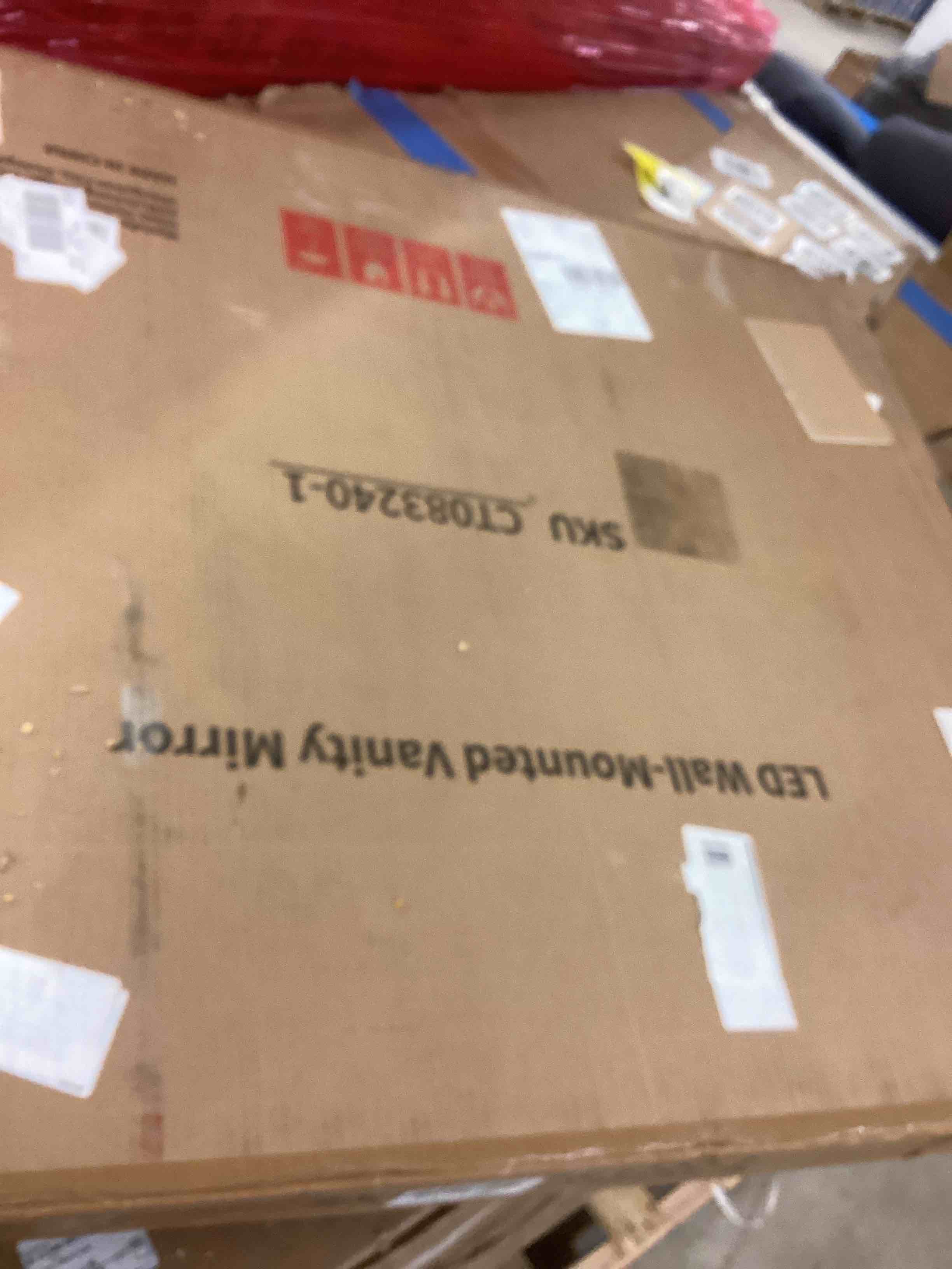 Condition photo showing New/Like New for 40x32 led bathroom mirror with lights