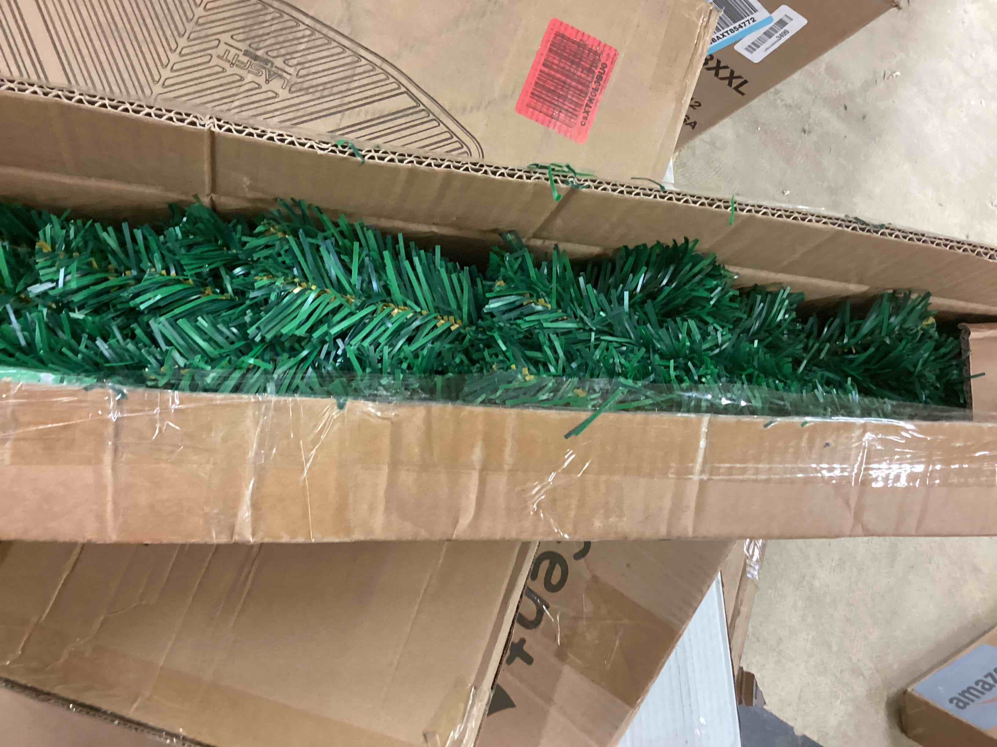 Condition photo showing Good Condition for Liliful 4ft Pre Lit Artificial Christmas Tree with Plug in 70 LED arm White Light Xmas Pencil Tree nclude Metal Foldable Stand for Home Xmas Party Decor(Multicolor Light)