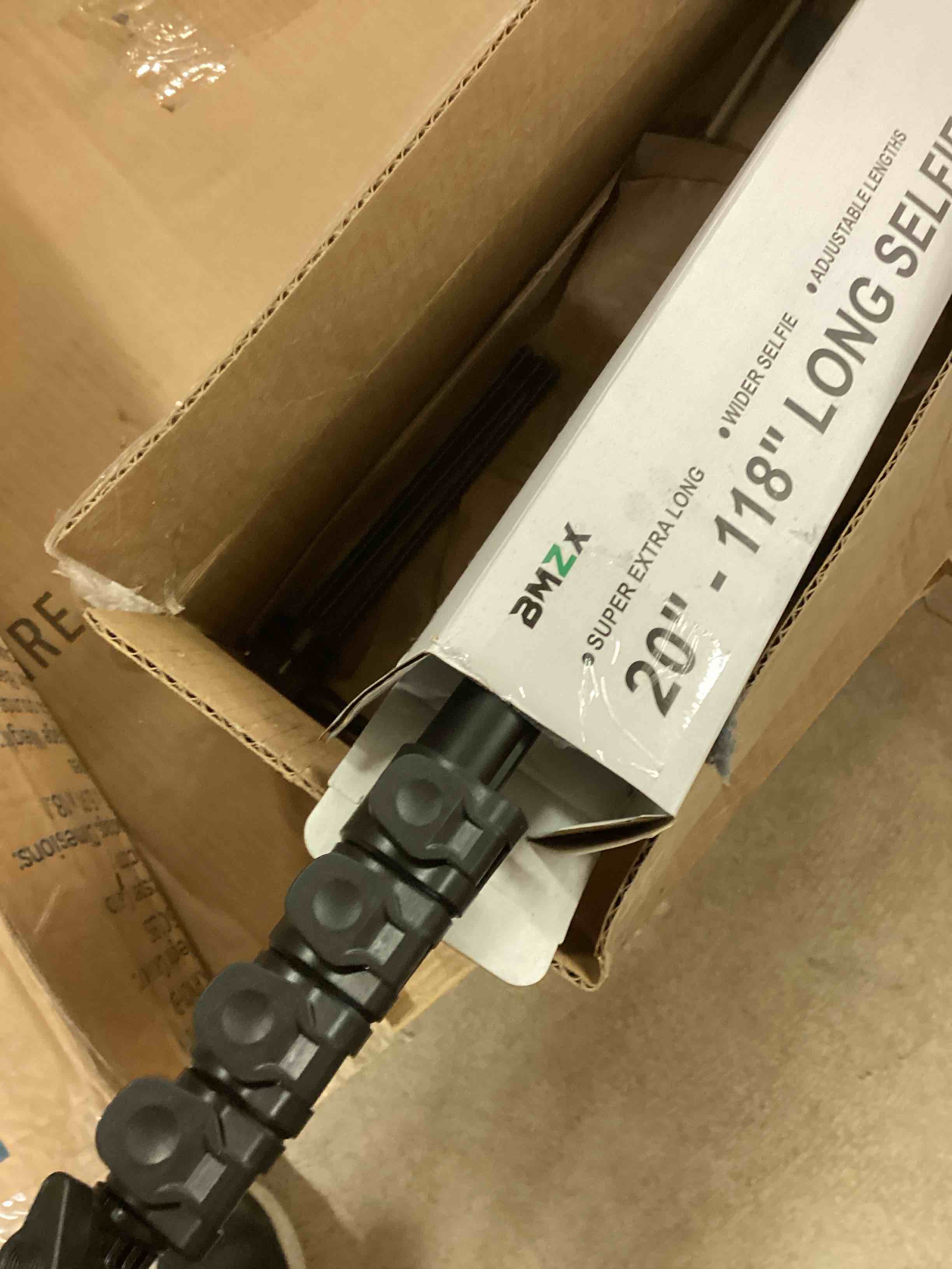 Condition photo showing As Is for BMZX 118" Long Selfie Stick for 360 Cameras GoPro,9.8ft with Wireless Remote, Selfie Stick for iPhone, Android, Fit for Insta360 X5, X4, GoPro,DJI Action 5 Pro Osmo Pocket 3(29 to 118")