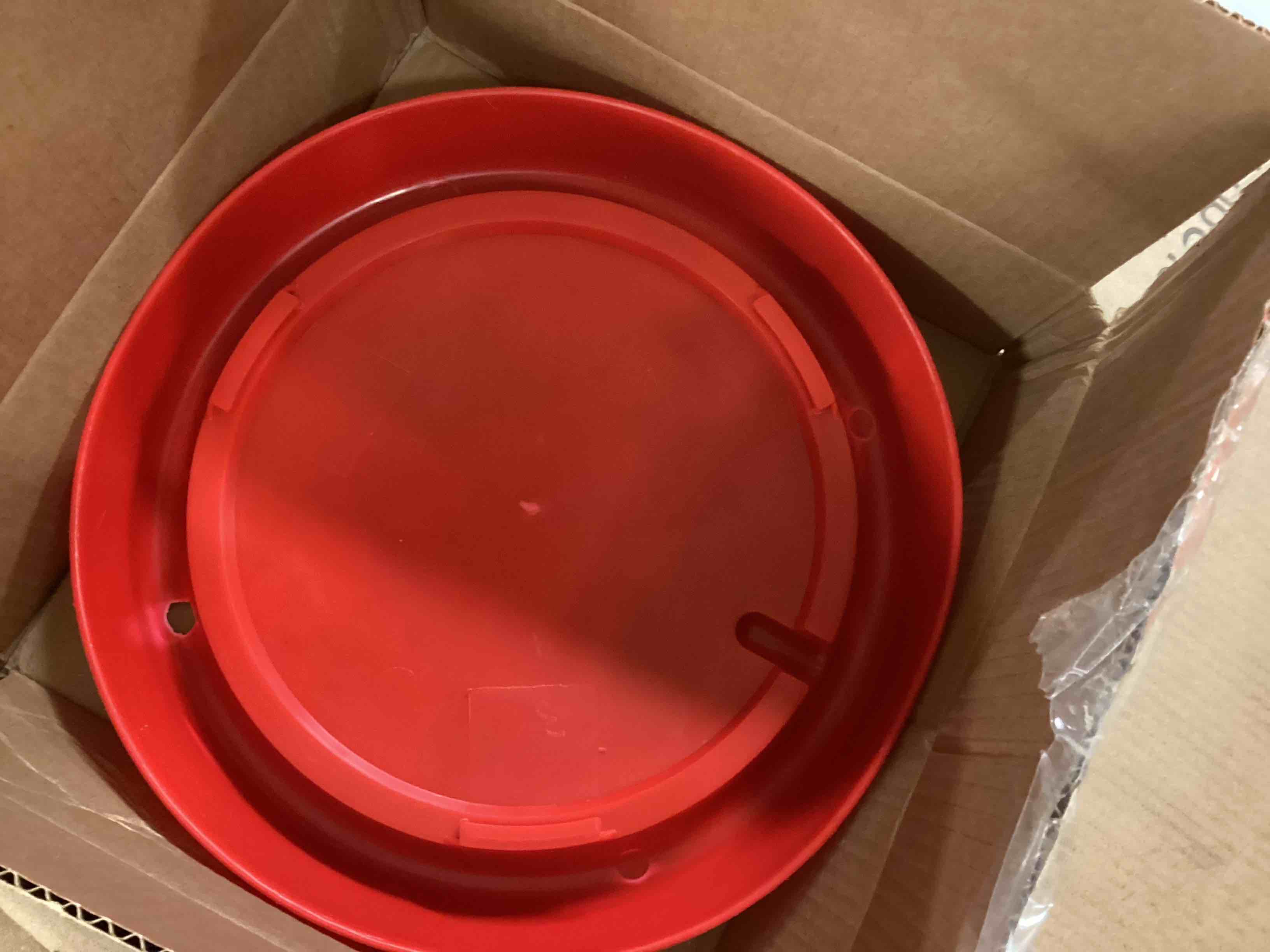 Condition photo showing As Is for Chicken Waterer Heated for Winter 3L & 6L Chicken Water Heater with Adjustable Leg Support 35W BPA-Free Heated Poultry Waterer Heavy Duty All in One Heated Waterer for Chicken Coop (incomplete only plate) 