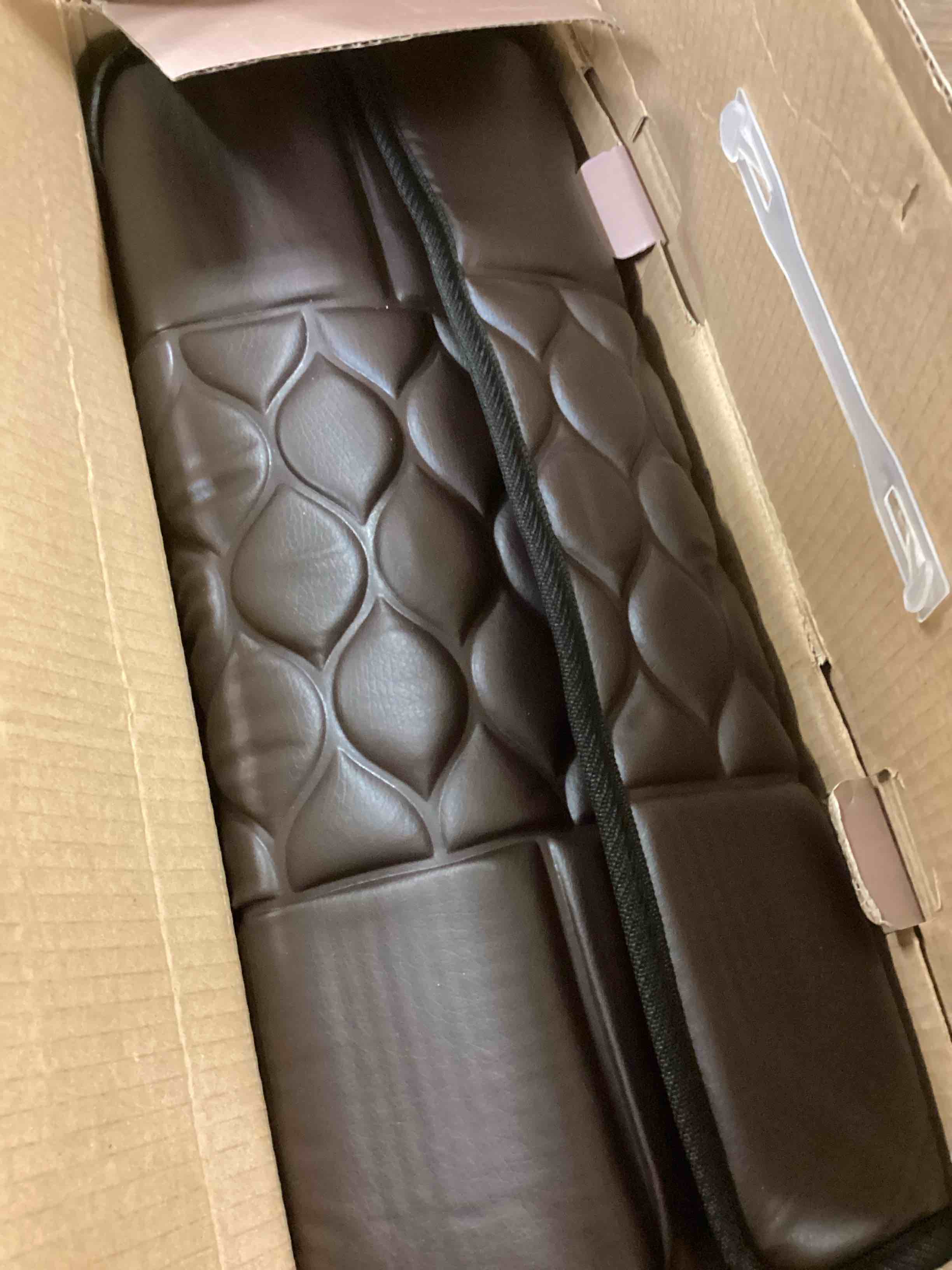 Condition photo showing Good Condition for Massage-Mat, Detachable Neck Massager, Full Body Vibration Heating, Massage Pad with 10 Vibrating Motors and 9 Speed Settings for Home Office Use, Brown