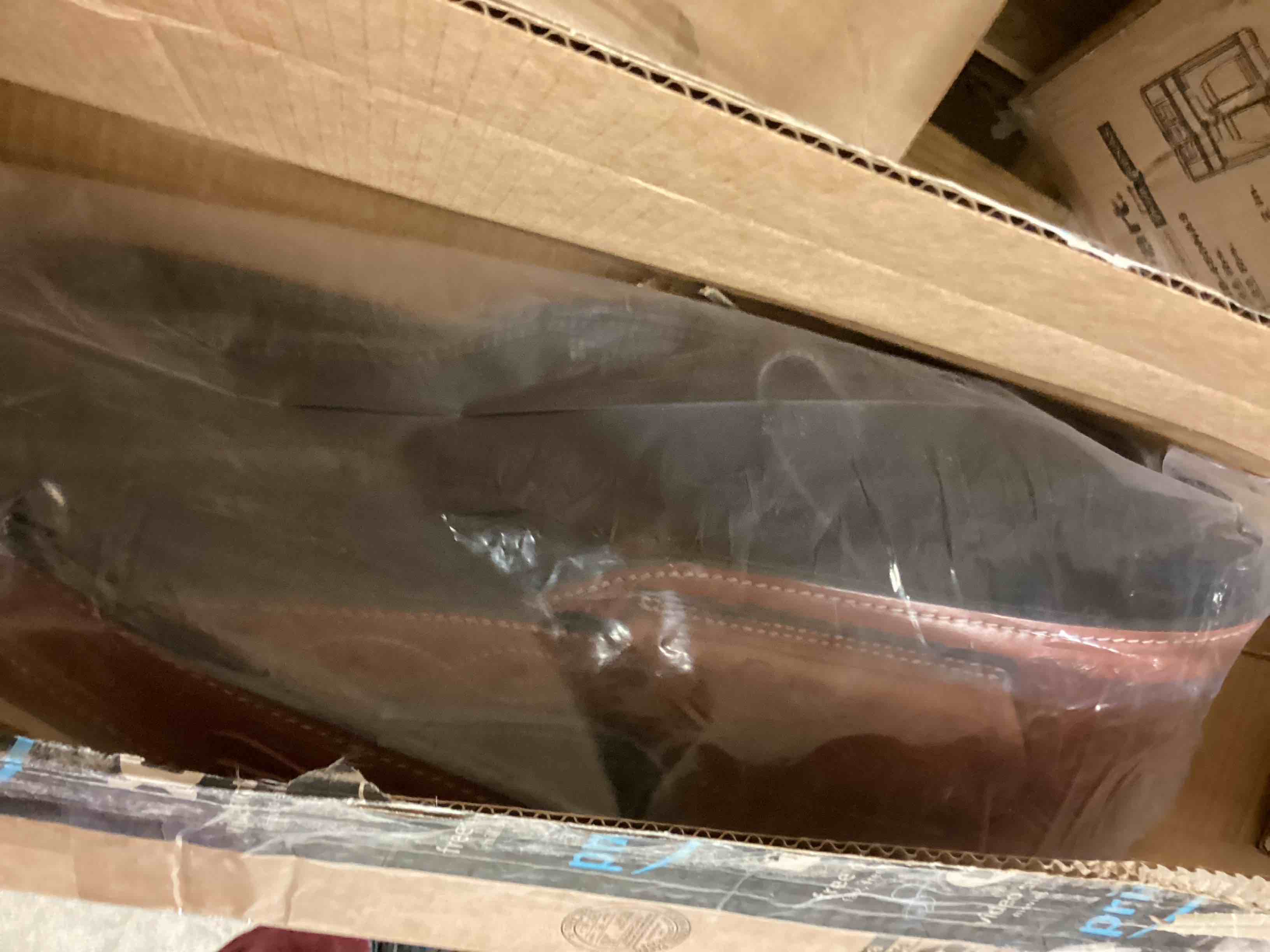 Condition photo showing Good Condition for Western Horse Tooled Leather Rear Flank Saddle Oily Tan Roper Back Cinch with Billets
