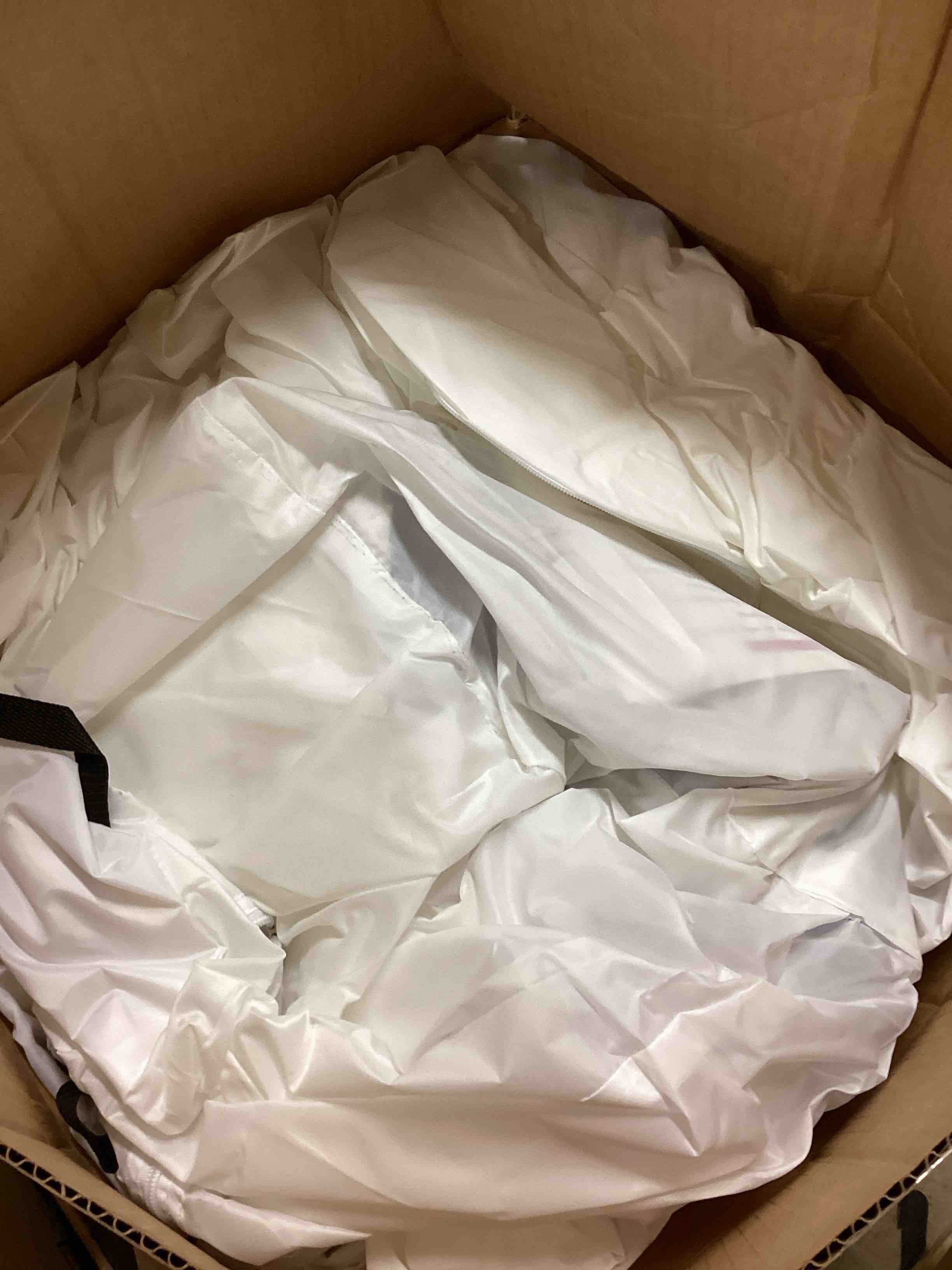 Condition photo showing Good Condition for CZGBRO Inflatable Photo Booth, Portable Photo Booth Enclosure Tent for Weddings Parties Events Birthday Shows Bars, 8 Pieces of Inflatable Props(White , 10'x10'x9', 2 Doors)