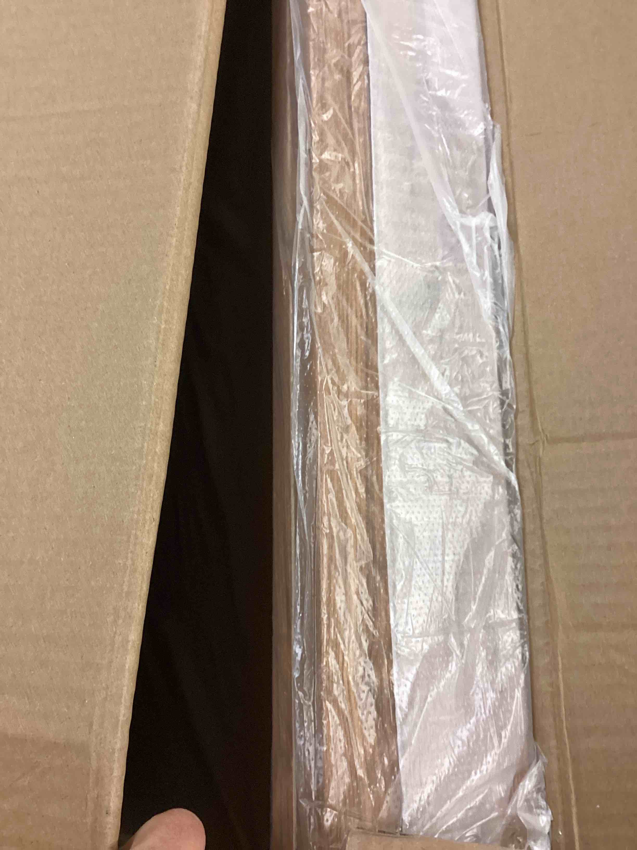 Condition photo showing Good Condition for Green Abstract Framed Canvas Wall Art Set, Modern Brush Strokes Wall Decor,Neutral Tone Minimalist Green and Black Color Block Art Print for Living Room,Bedroom,Dining Room, Office-24 x36 x3 Green Brush Strokes Wall Art 24"L x 36"W